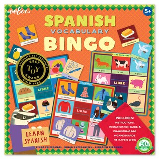 Foto 2 | Juego De Vocabulario De Bingo En Español Eeboo Para Mayores De 5 Años - Venta Internacional.