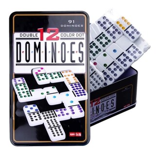 Foto 2 | Juego De Mesa Domino Game Double 12 Dominoes, 91 Piezas - Venta Internacional.