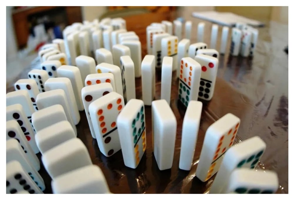 Foto 5 pulgar | Juego De Mesa Domino Game Double 12 Dominoes, 91 Piezas - Venta Internacional.
