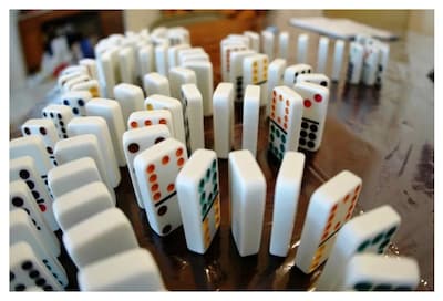 Foto 4 | Juego De Mesa Domino Game Double 12 Dominoes, 91 Piezas - Venta Internacional.