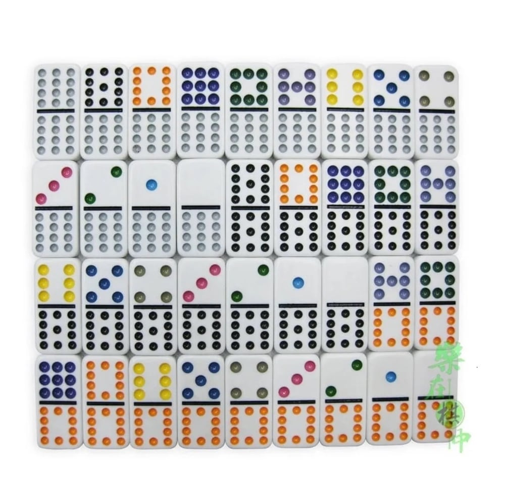 Foto 7 | Juego De Mesa Domino Game Double 12 Dominoes, 91 Piezas - Venta Internacional.