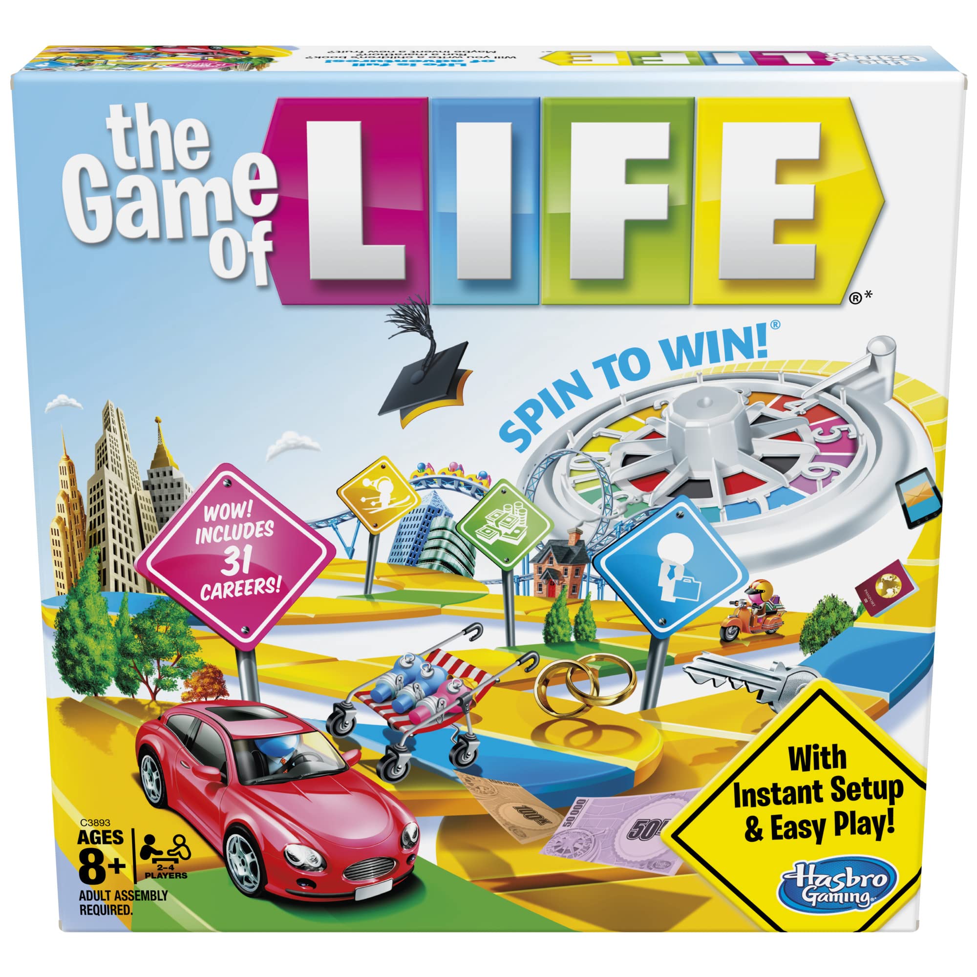 Foto 1 | Juego De Mesa Hasbro Gaming The Game Of Life Kids 8+ Years - Venta Internacional.