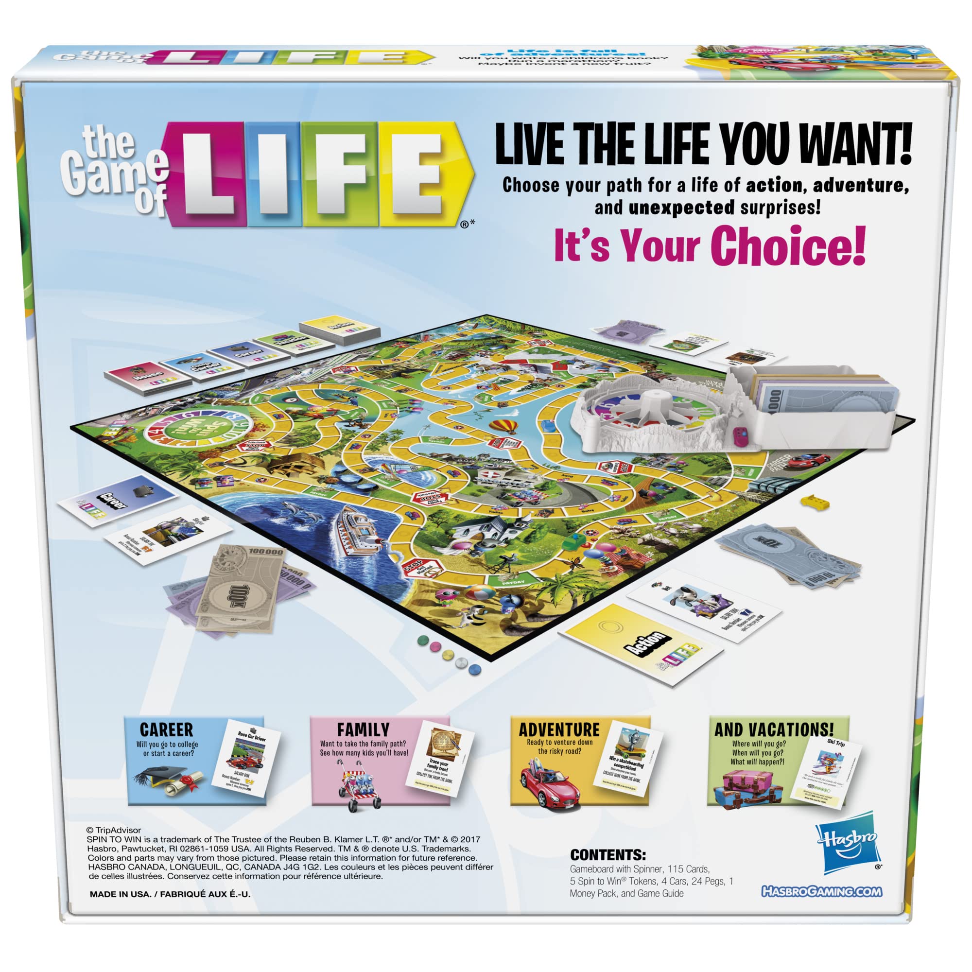 Foto 2 | Juego De Mesa Hasbro Gaming The Game Of Life Kids 8+ Years - Venta Internacional.