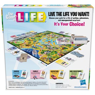 Foto 2 | Juego De Mesa Hasbro Gaming The Game Of Life Kids 8+ Years - Venta Internacional.