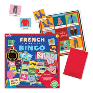 Foto 2 | Juego De Vocabulario De Bingo En Francés Eboo Con Guía De Pronunciación - Venta Internacional.