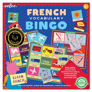 Foto 4 | Juego De Vocabulario De Bingo En Francés Eboo Con Guía De Pronunciación - Venta Internacional.