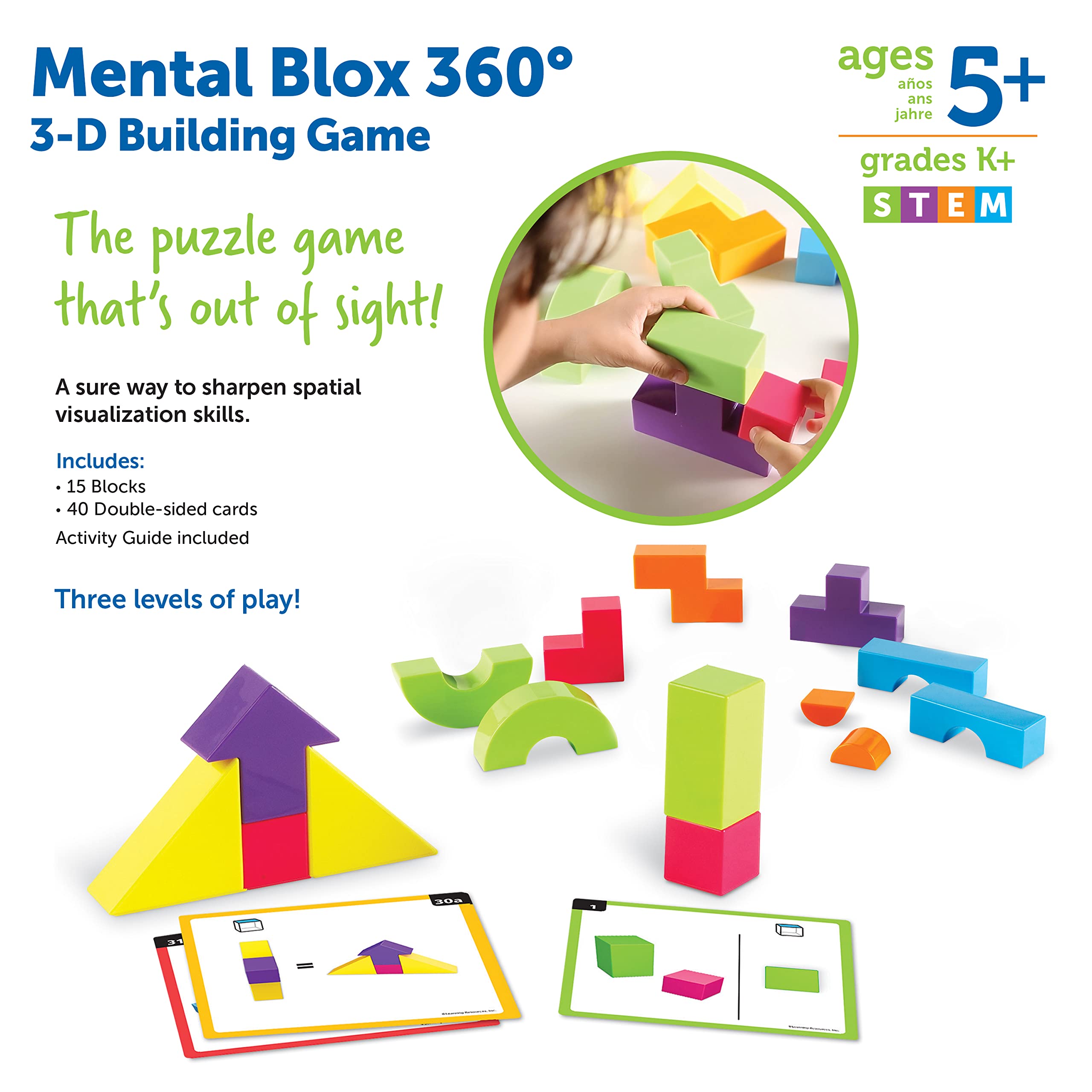 Foto 7 pulgar | Juego de Construcción 3D Mental Blox de 360 Grados - Venta Internacional