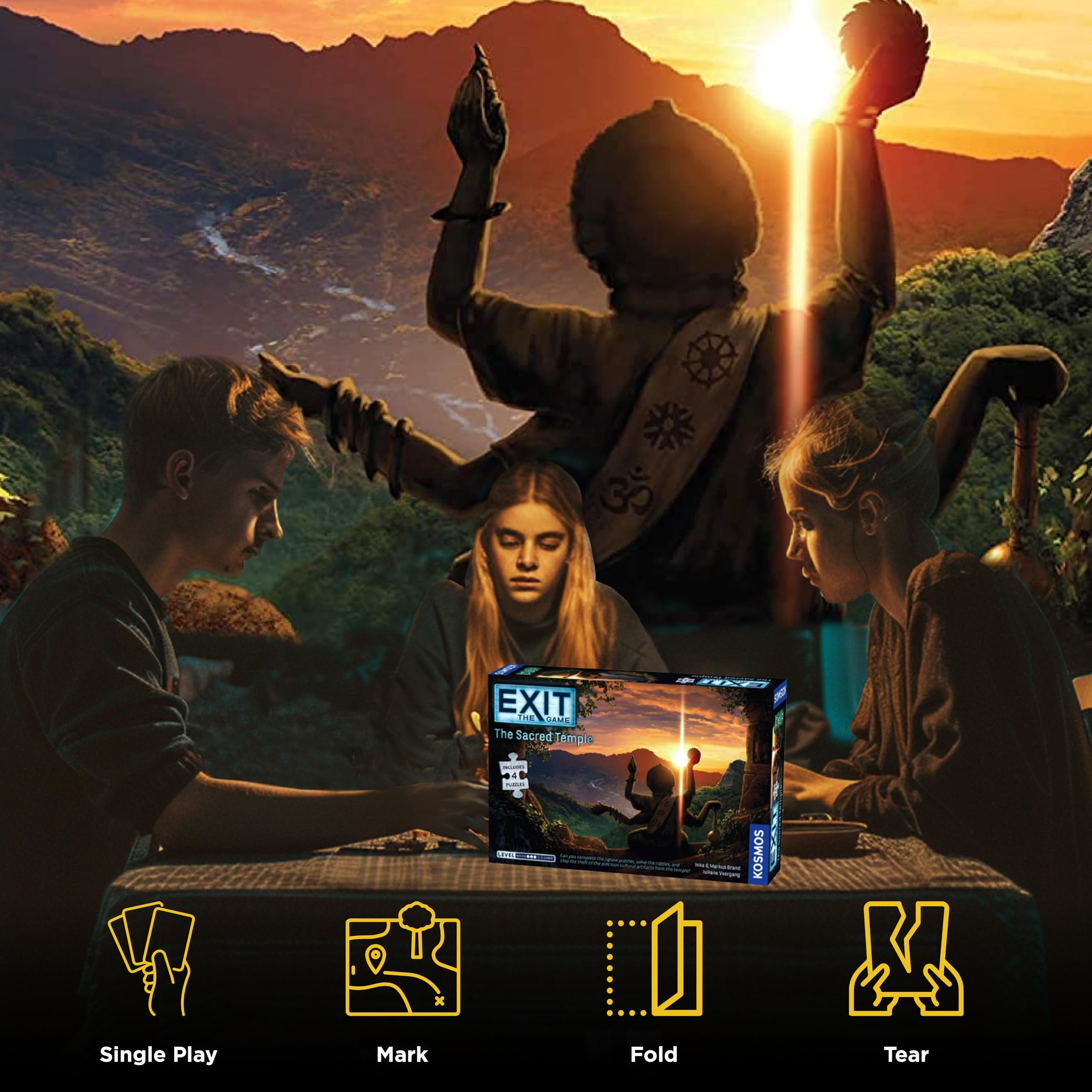 Foto 5 pulgar | Juego de Mesa Thames & Kosmos Exit: The Sacred Temple - Venta Internacional