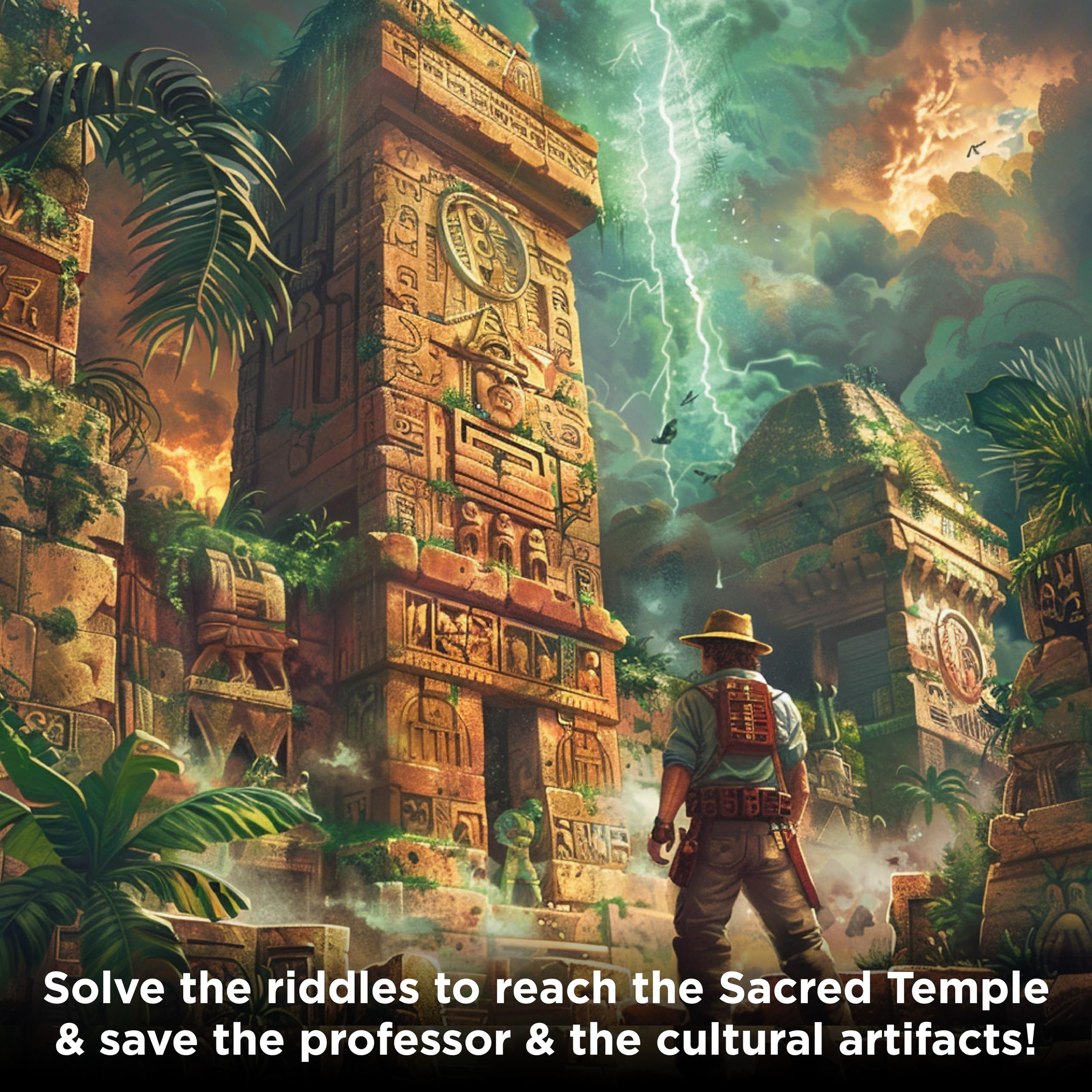 Foto 6 pulgar | Juego de Mesa Thames & Kosmos Exit: The Sacred Temple - Venta Internacional