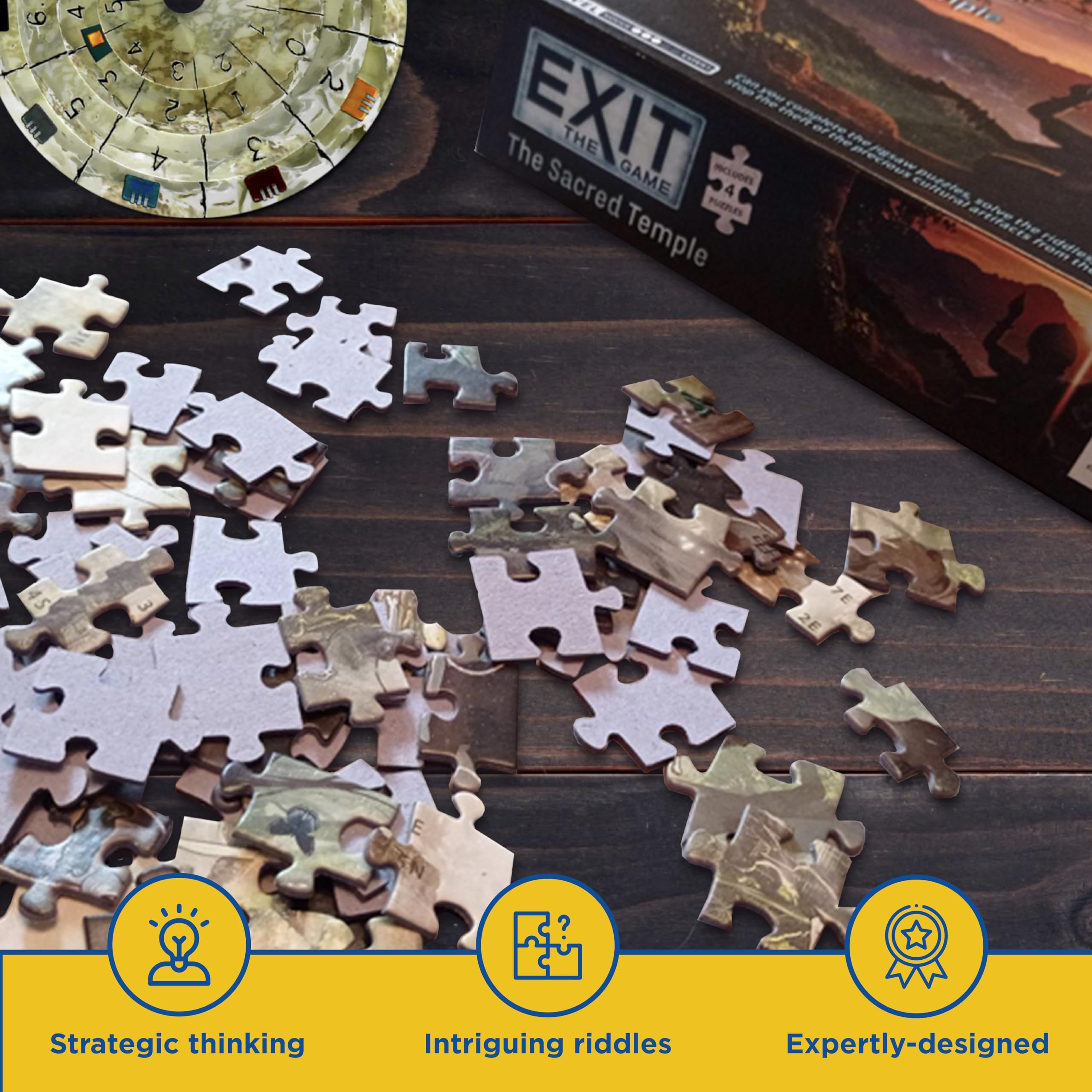 Foto 7 pulgar | Juego de Mesa Thames & Kosmos Exit: The Sacred Temple - Venta Internacional