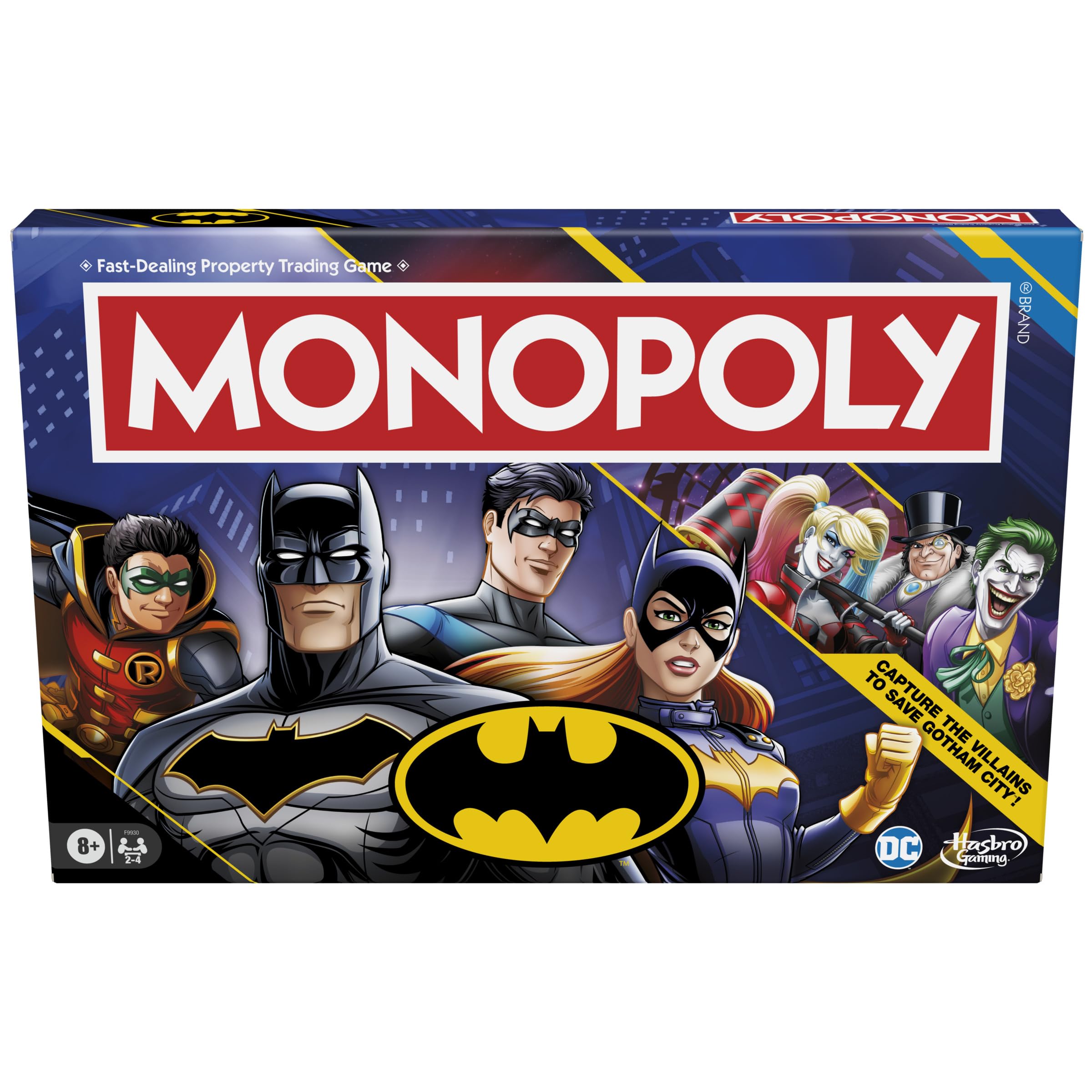 Juego de Mesa Monopoly Batman Edition | Más De 8 Años | 2-4 Jugadores - Venta Internacional