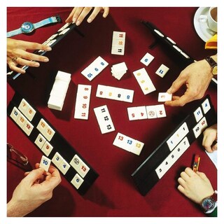 Foto 4 | Juego Rummy Family Con Piezas De Plástico Abs Y Funda - Venta Internacional