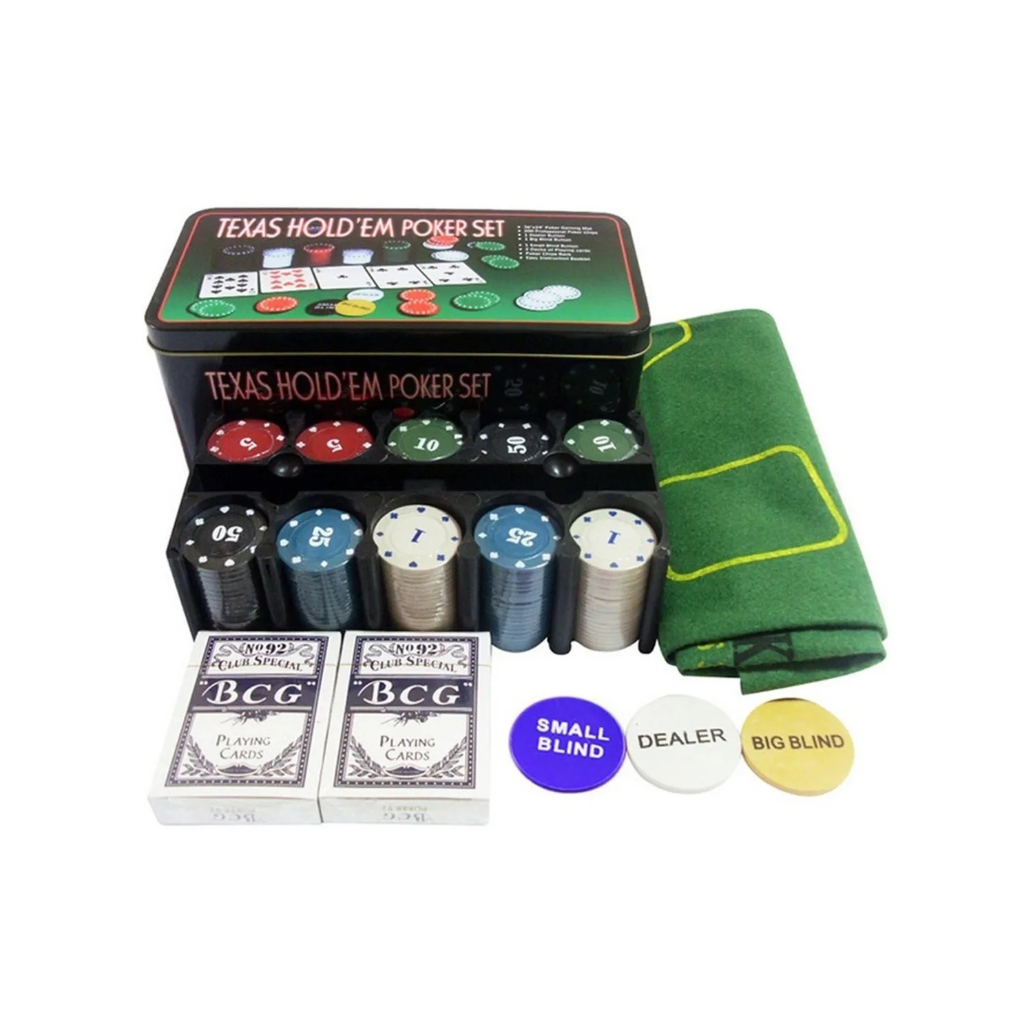 Foto 1 | Set de Póker 200 Fichas - Venta Internacional