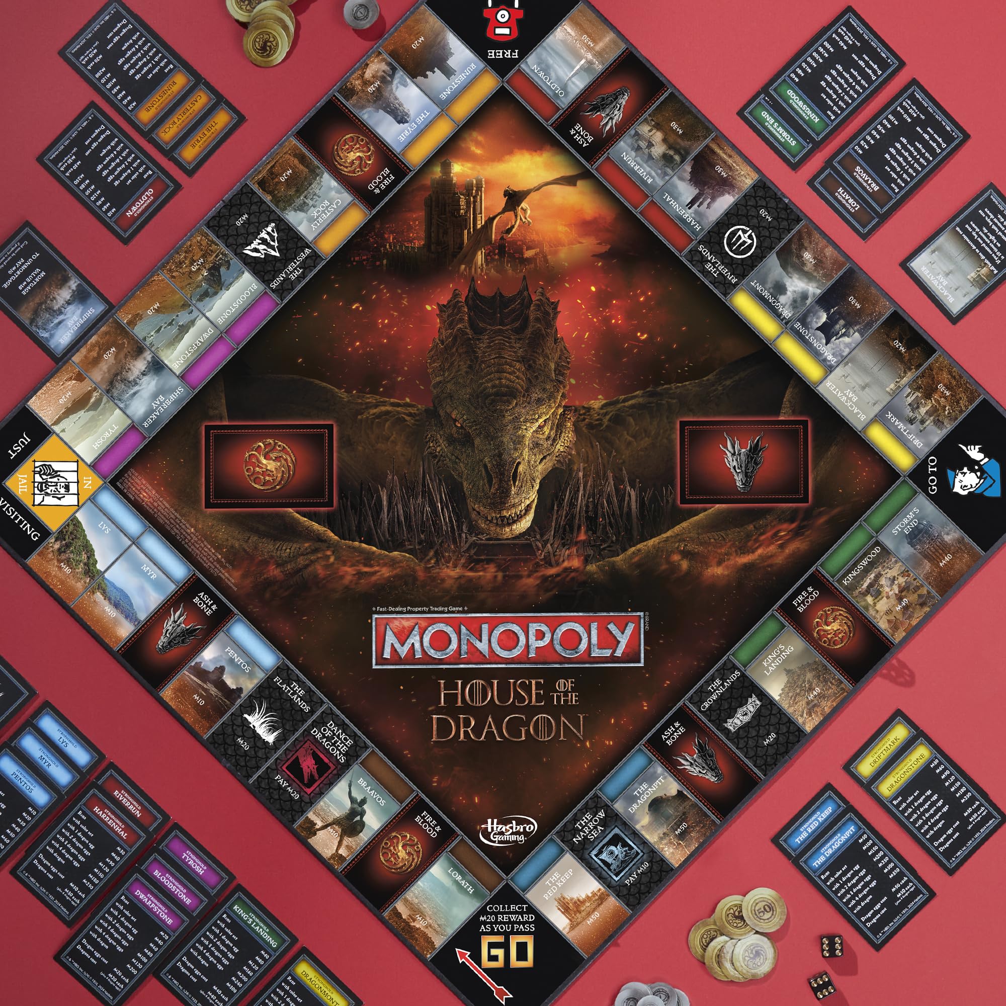 Foto 3 | Juego de Mesa Monopoly House Of The Dragon Edition +17 Años - Venta Internacional
