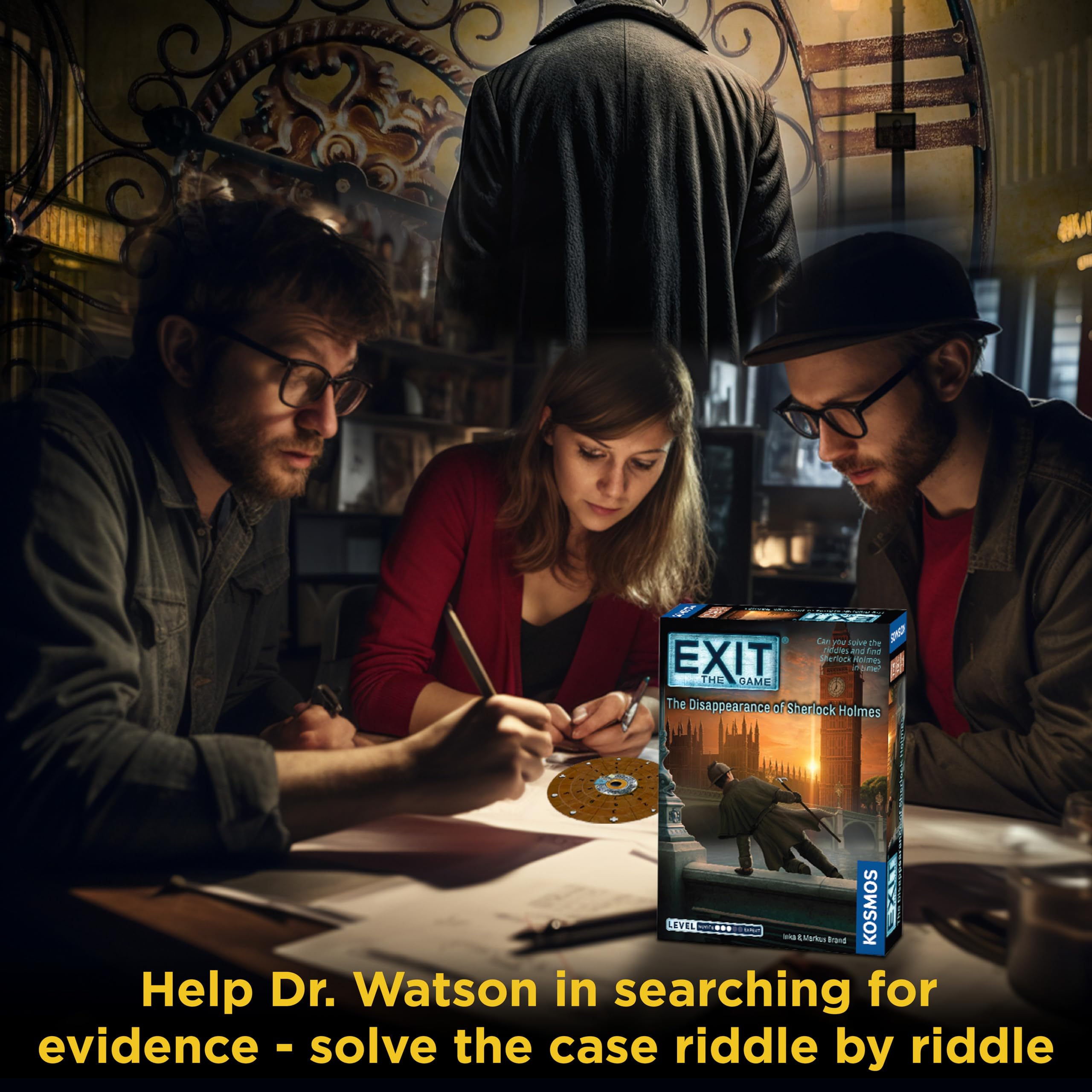 Foto 5 | Juego de Mesa Thames & Kosmos Exit: La Desaparición De Sherlock Holmes - Venta Internacional