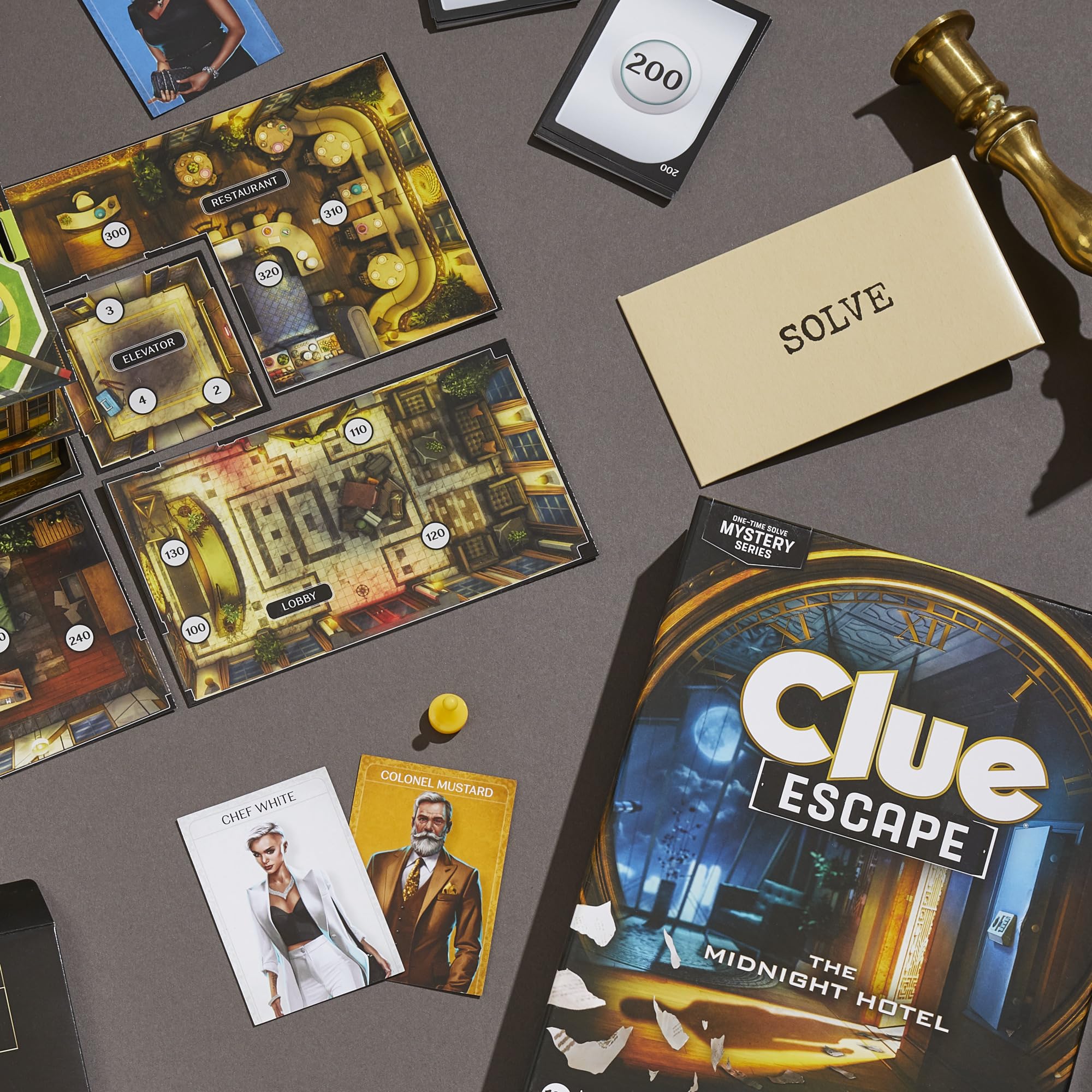Foto 8 pulgar | Juego de Mesa Hasbro Gaming Clue Escape: The Midnight Hotel - Venta Internacional