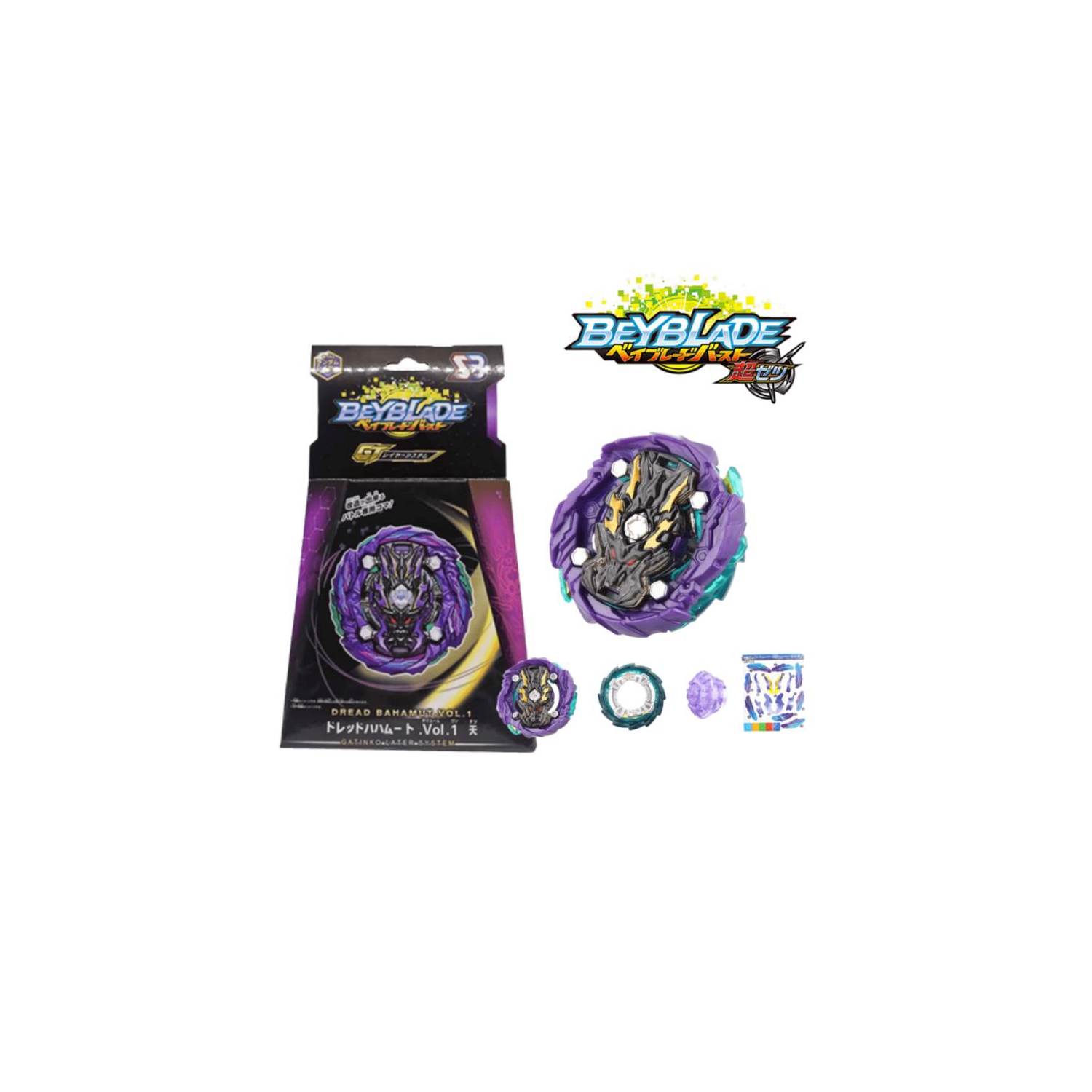 Foto 3 pulgar | Beyblade Burst GT Dread Bahamut B-143 con Lanzador de Cuerdas - Venta Internacional