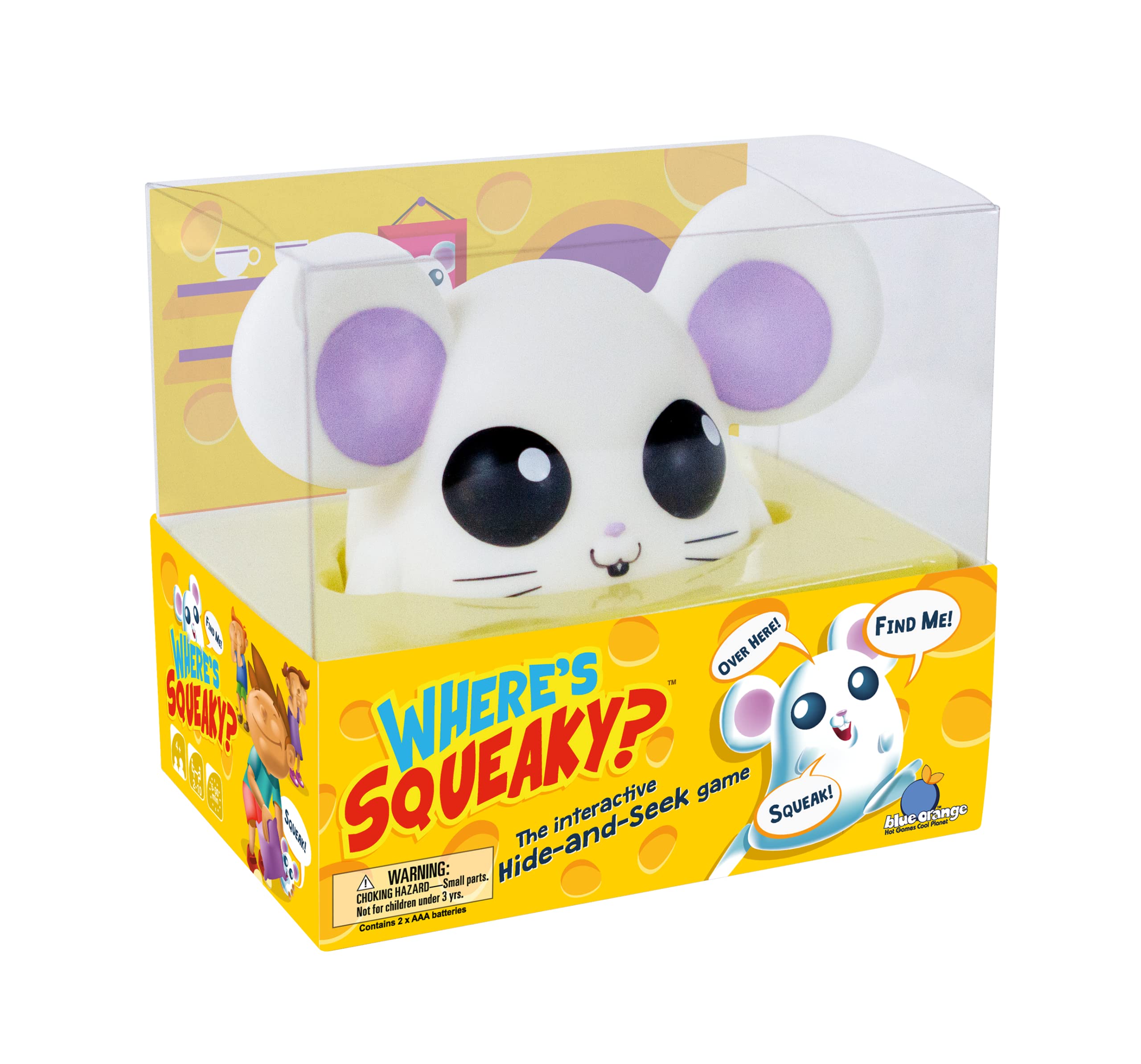 Juego de Escondidas para Ratones Blue Orange Where's Squeaky 4+ - Venta Internacional