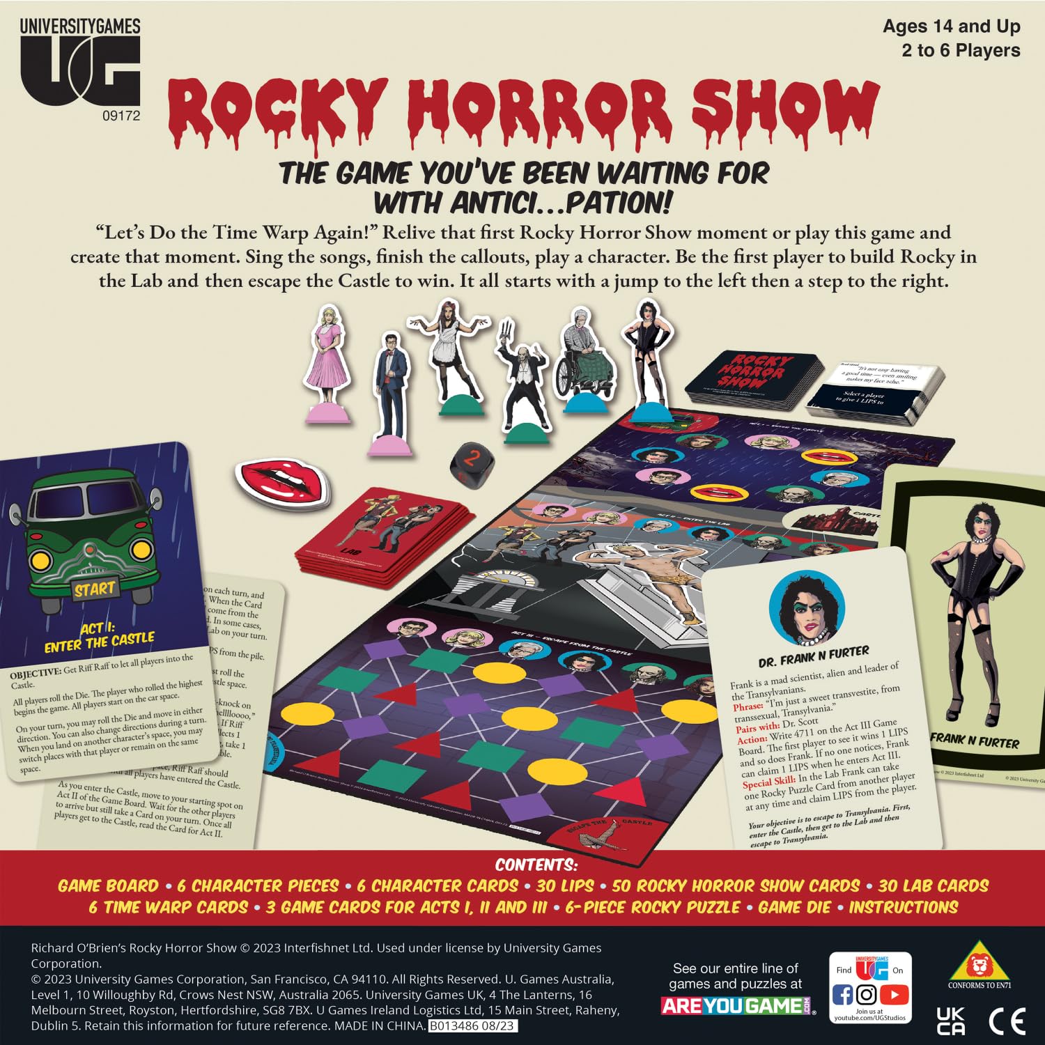 Foto 3 pulgar | Juego de Fiesta University Games Rocky Horror Show-Venta Internacional