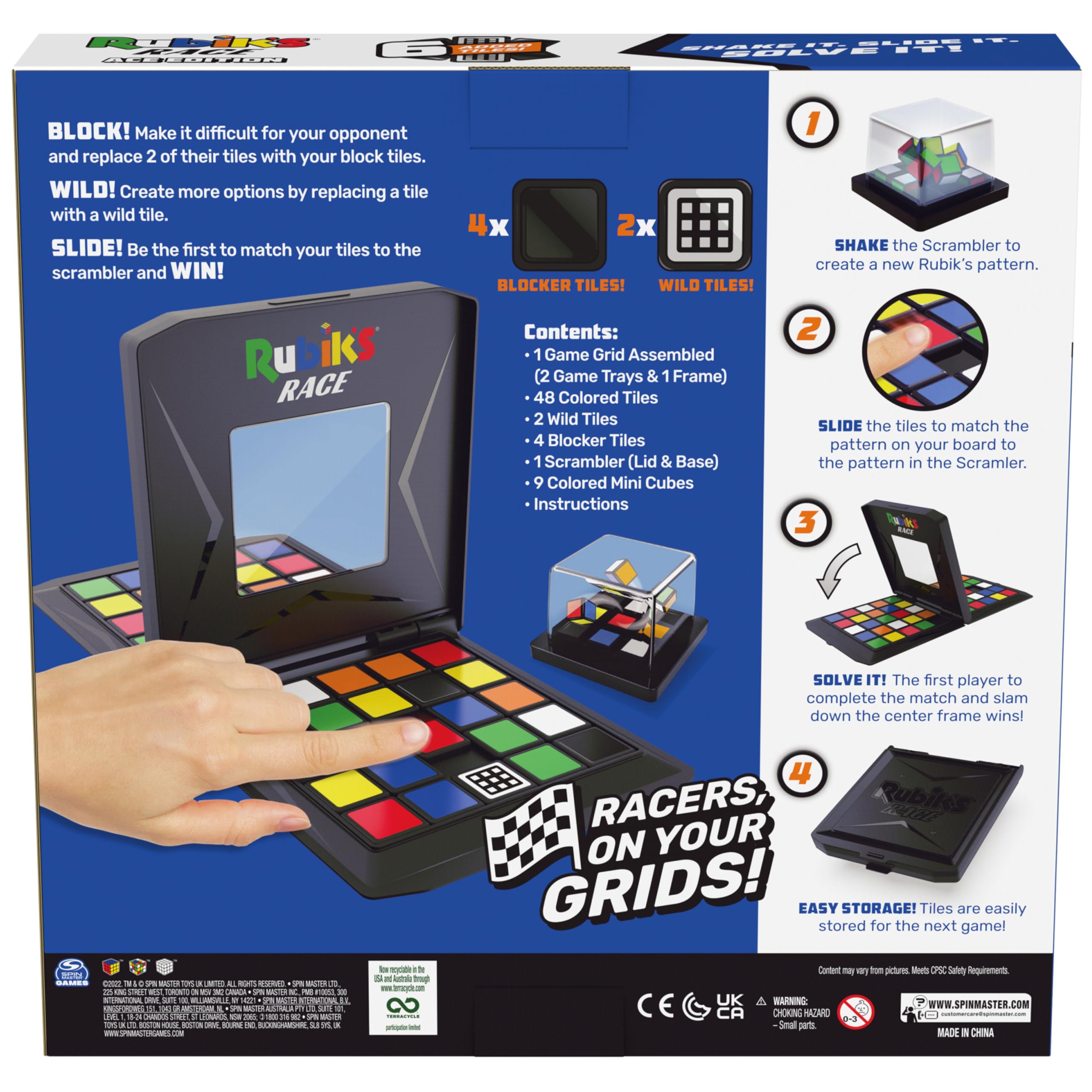 Foto 5 pulgar | Juego de Mesa Rubik's Race Ace Edition Classic para Niños Mayores De 8 Años - Venta Internacional