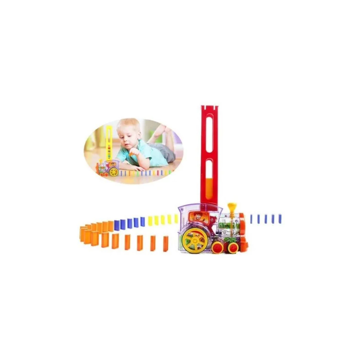 Foto 2 pulgar | Coche Electrónico Toy Domino Train Token Para Niños - Venta Internacional