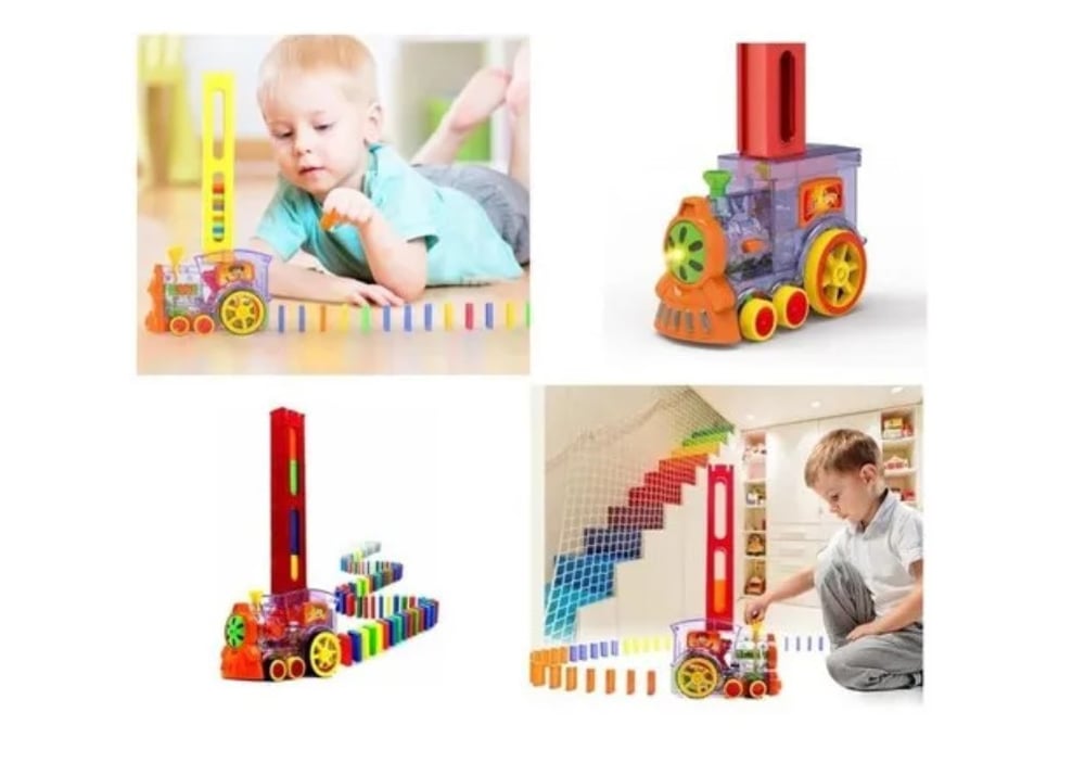 Foto 4 pulgar | Coche Electrónico Toy Domino Train Token Para Niños - Venta Internacional