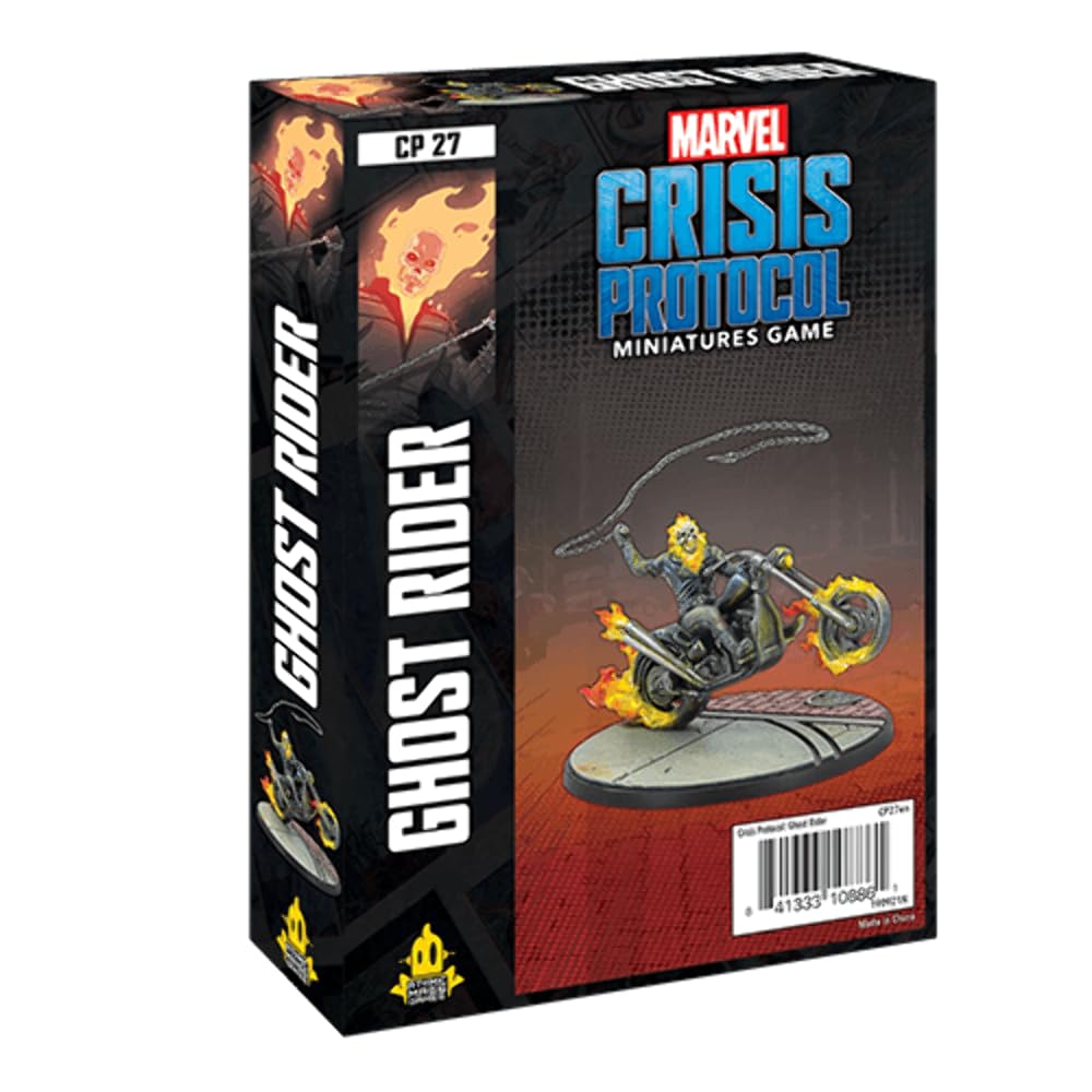Foto 2 pulgar | Juego de Batalla en Miniaturas Atomic Mass Marvel Crisis Protocol Ghost Rider - Venta Internacional