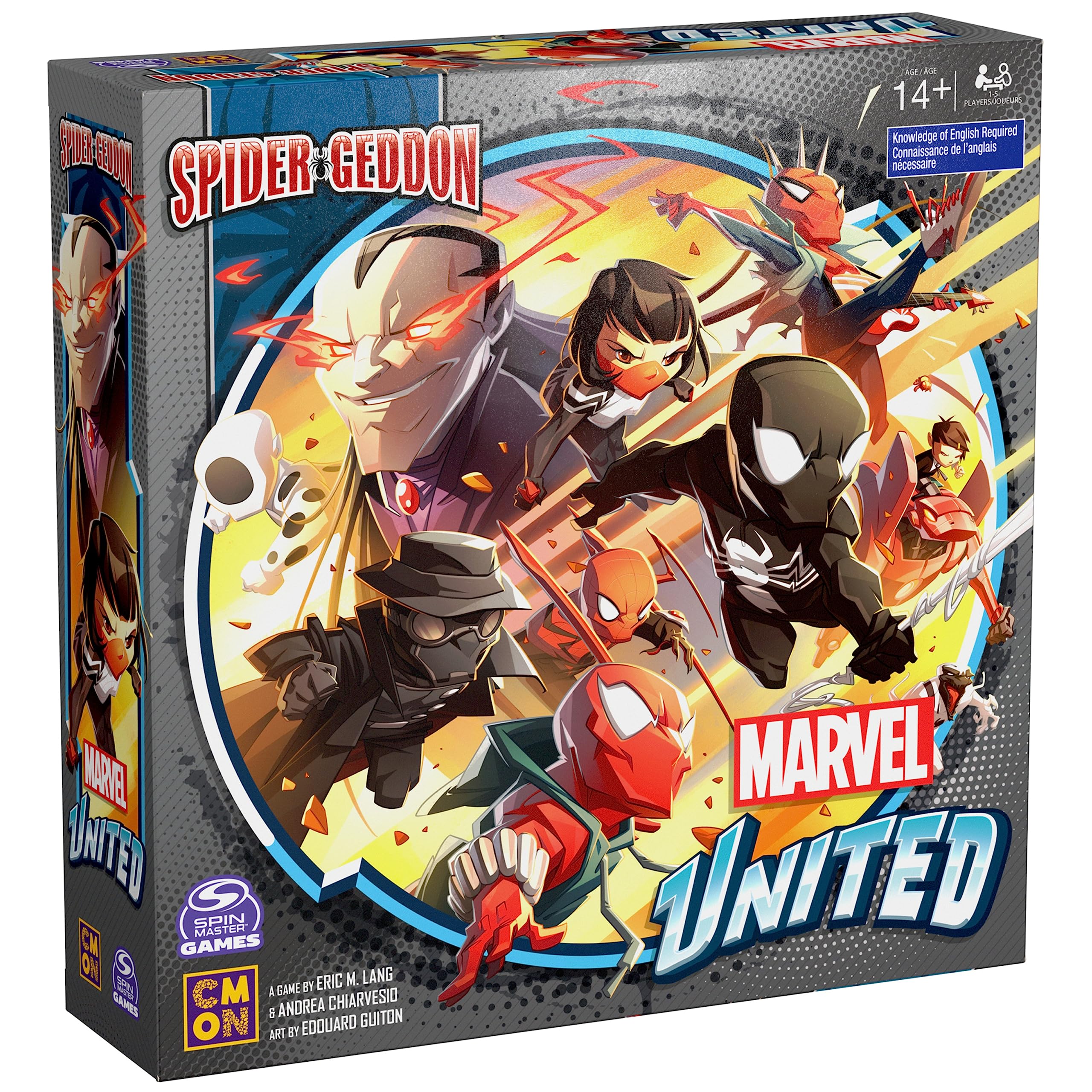 Juego de Mesa Marvel United Spider-geddon Strategy Spiderman - Venta Internacional