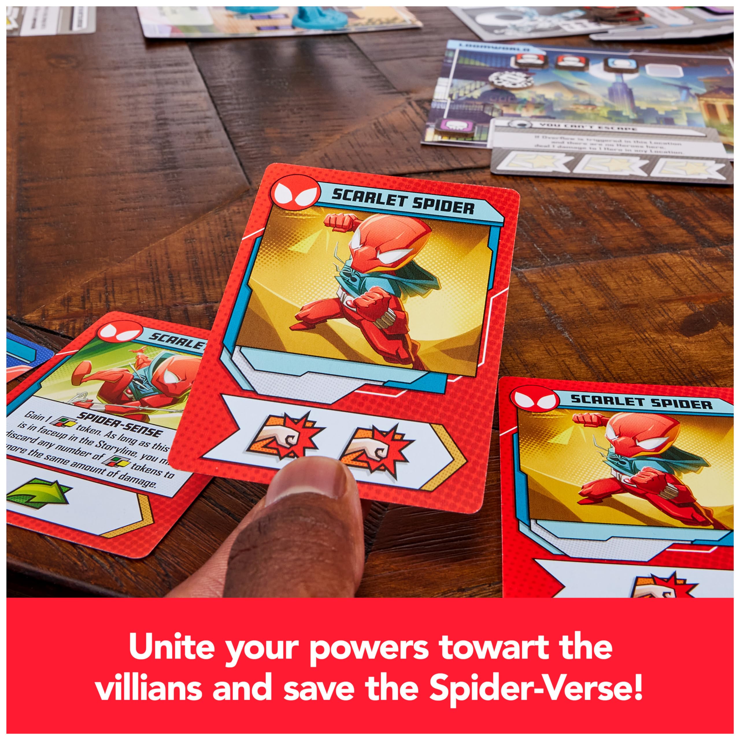 Foto 6 pulgar | Juego de Mesa Marvel United Spider-geddon Strategy Spiderman - Venta Internacional