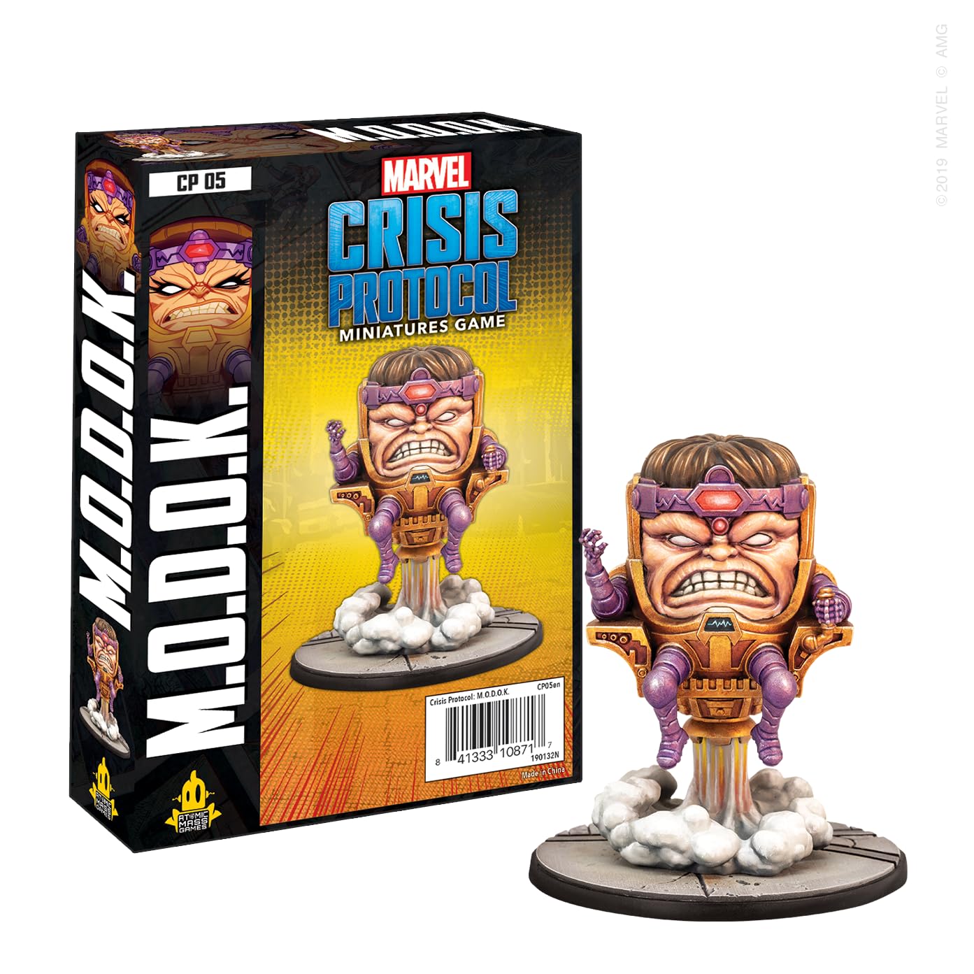 Foto 4 pulgar | Masa Atómica en Miniatura Marvel Crisis Protocol Modok - Venta Internacional