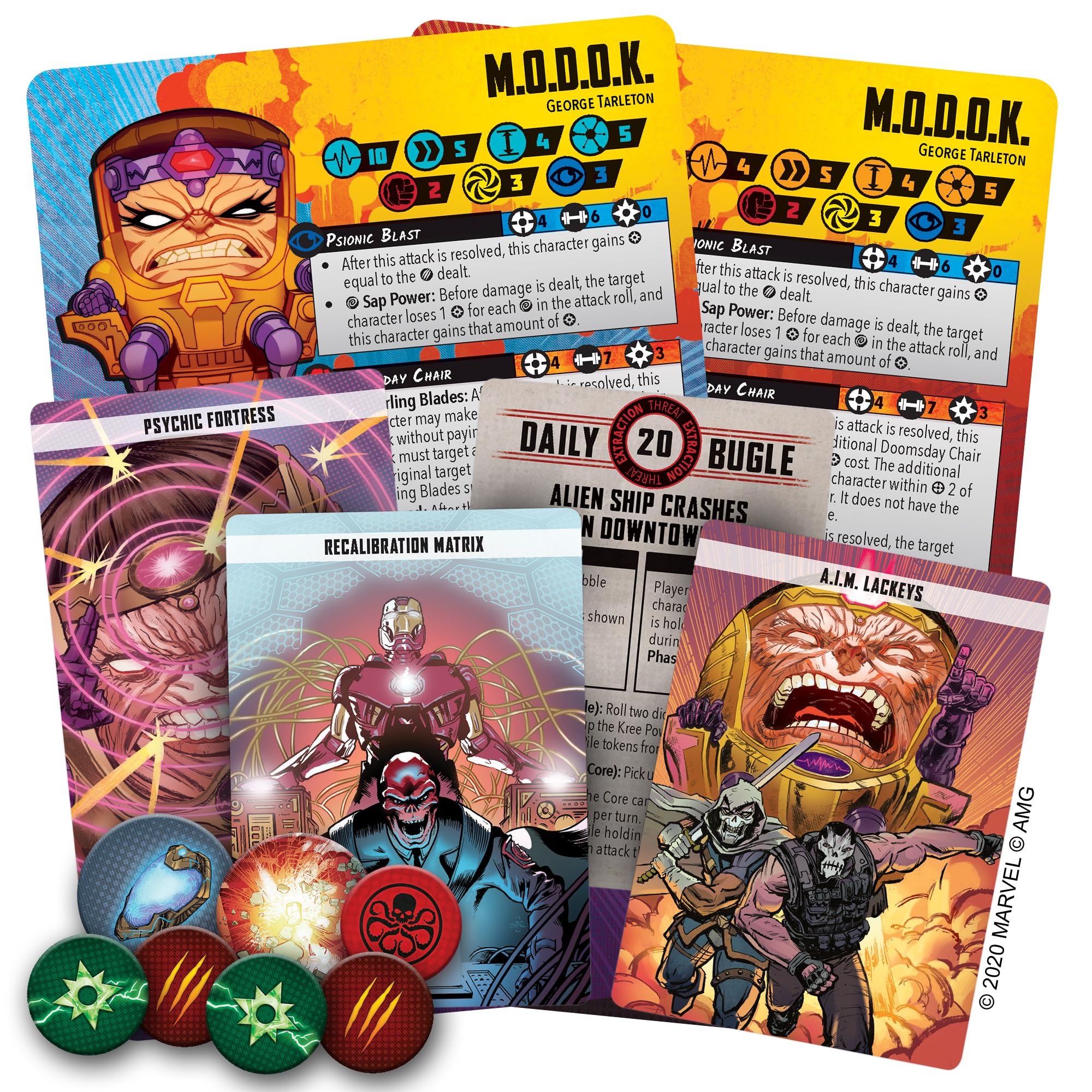 Foto 6 pulgar | Masa Atómica en Miniatura Marvel Crisis Protocol Modok - Venta Internacional
