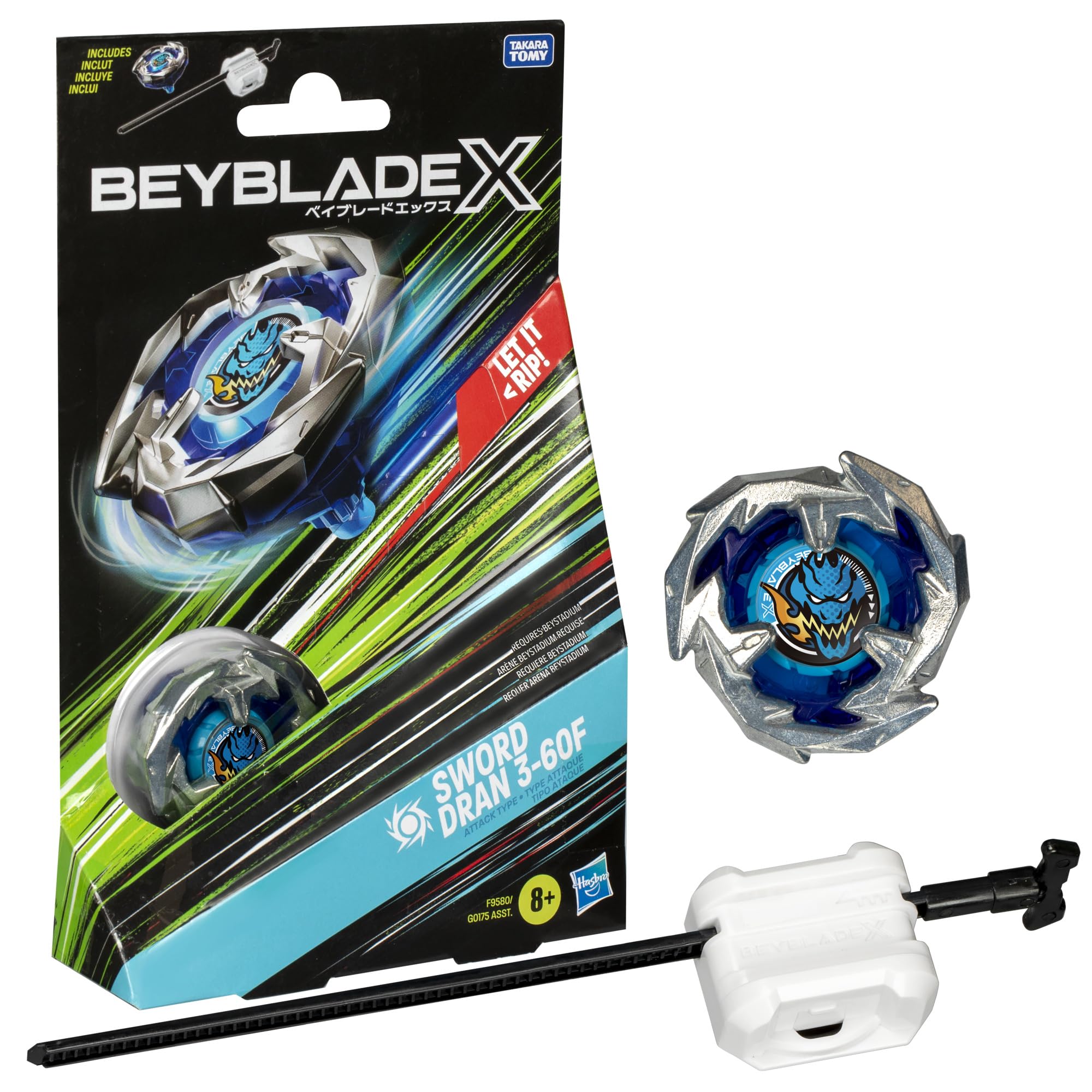 Set de Paquete Beyblade X Sword Dran 3-60f - Venta Internacional