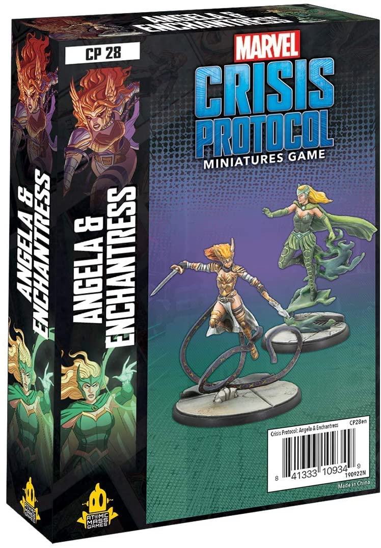 Foto 2 pulgar | Miniaturas Atomic Mass Games Marvel Crisis Protocol Angela & Enchantress - Venta Internacional