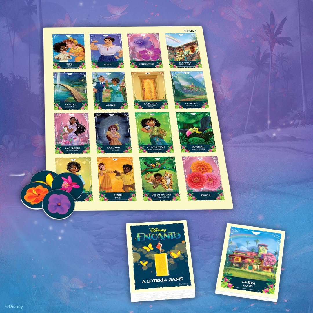 Foto 4 pulgar | Juego de Lotería Usaopoly Disney Encanto Español e Inglés - Venta Internacional