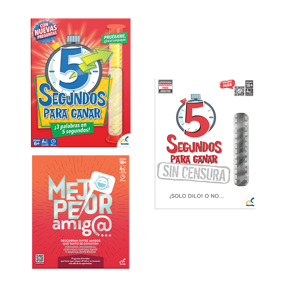 Kit Juegos De Mesa Novelty