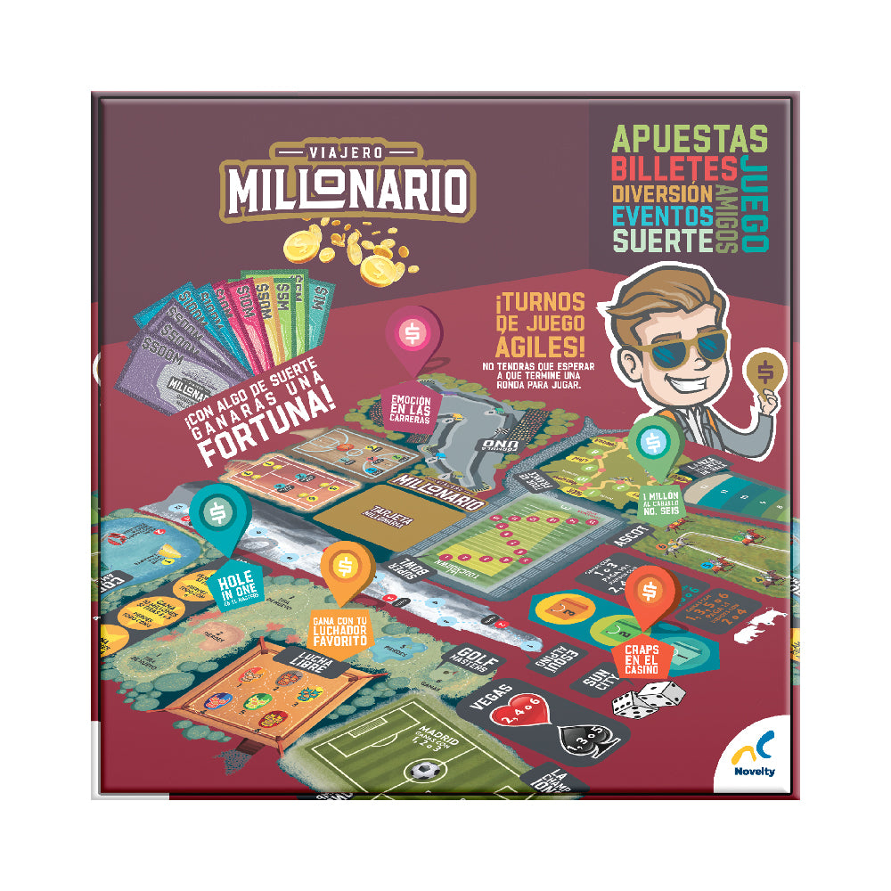 Foto 4 pulgar | Juego De Mesa Viajero Millonario