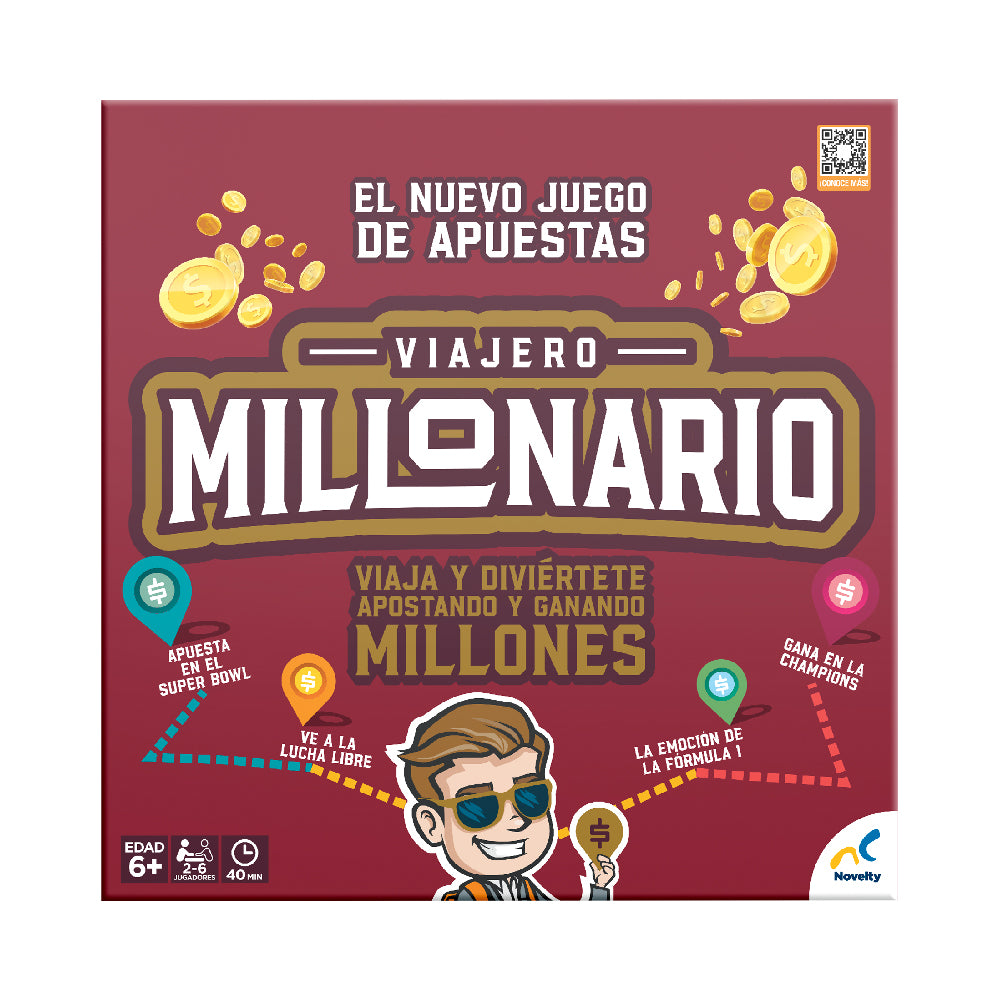 Foto 5 pulgar | Juego De Mesa Viajero Millonario