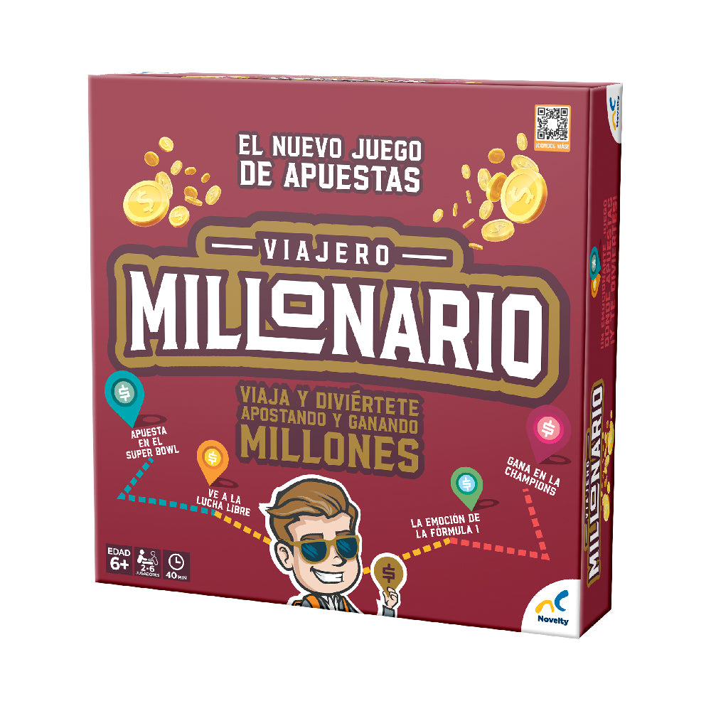 Foto 6 pulgar | Juego De Mesa Viajero Millonario