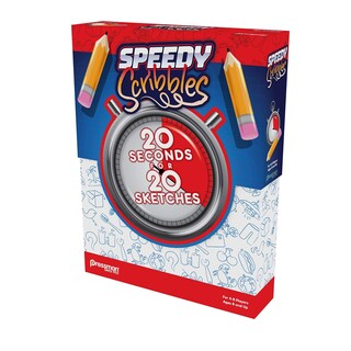 Foto 4 | Juego De Dibujo Pressman Speedy Scribbles 20 Segundos Para 4 A 8 Jugadores - Venta Internacional.