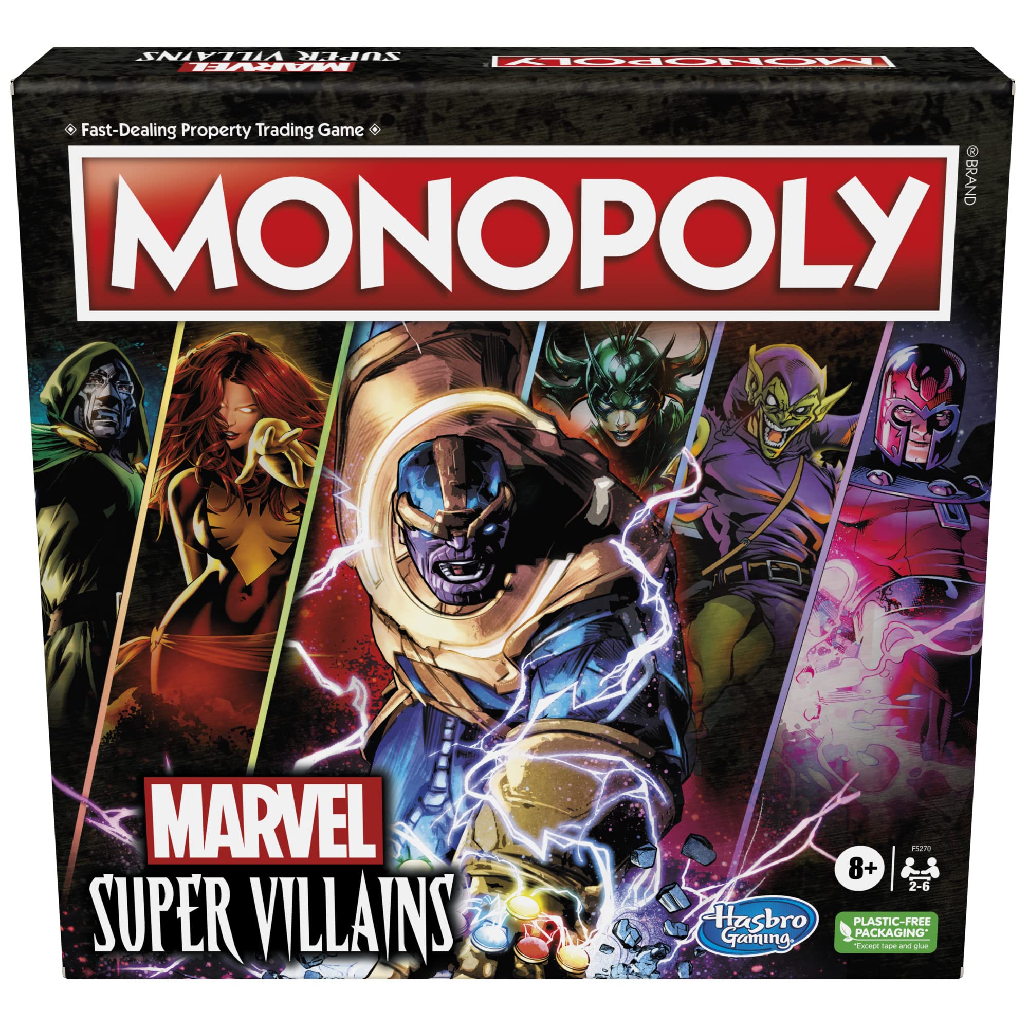 Foto 2 pulgar | Juego De Mesa Monopoly Marvel Super Villains Edition - Venta Internacional.