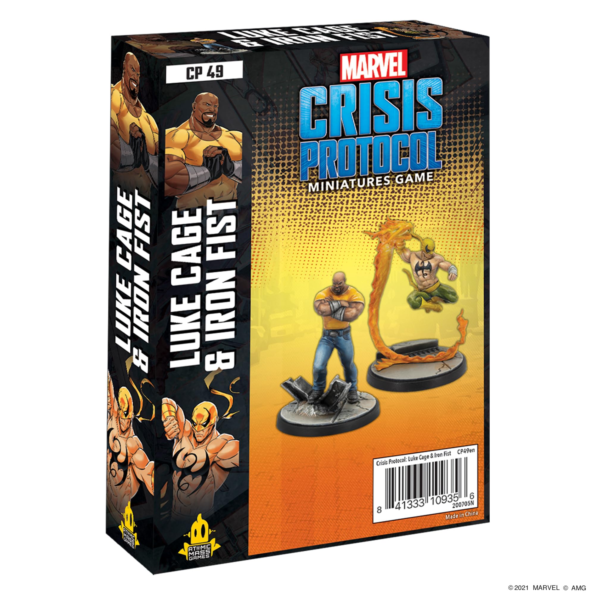 Foto 2 pulgar | Paquete De Personajes: Marvel Crisis Protocol, Luke Cage Y Iron Fist - Venta Internacional.