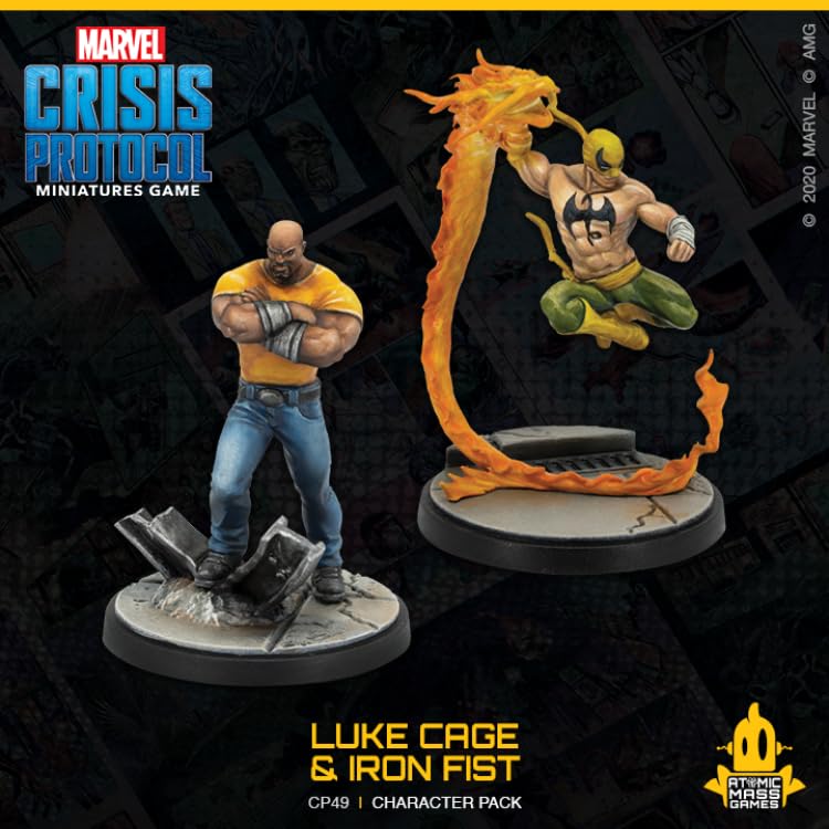 Foto 5 pulgar | Paquete De Personajes: Marvel Crisis Protocol, Luke Cage Y Iron Fist - Venta Internacional.