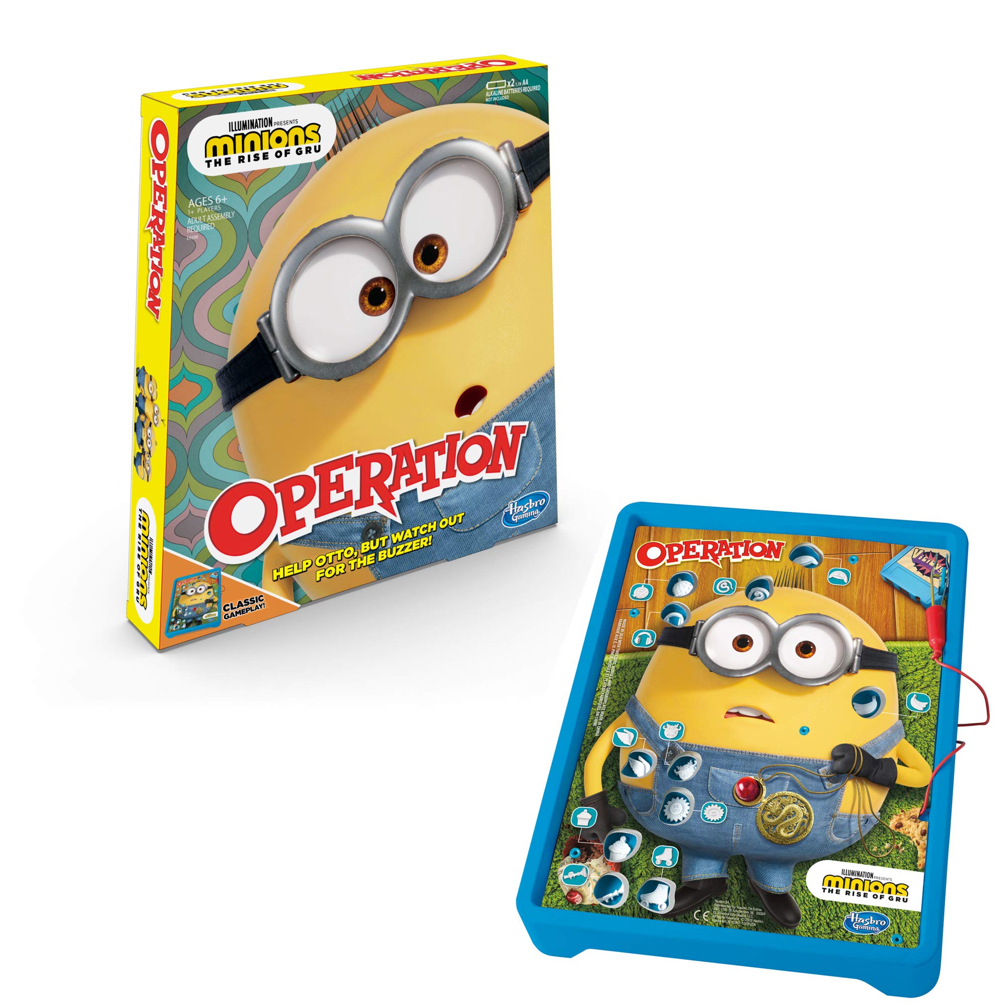 Foto 2 pulgar | Juego De Mesa Hasbro Gaming Operation Minions Rise Of Gru Kids - Venta Internacional.