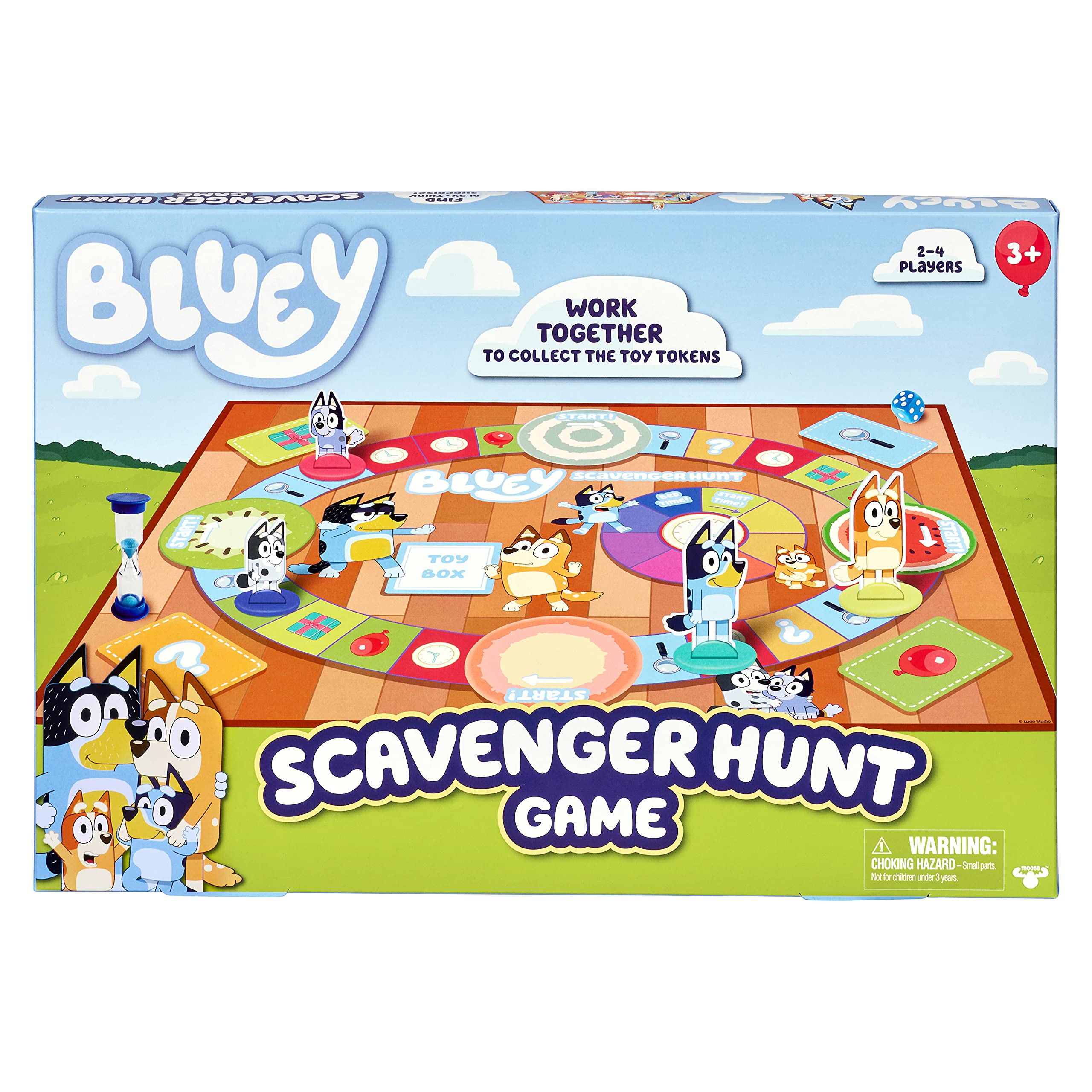 Foto 2 pulgar | Juego De Búsqueda Del Tesoro Bluey Para 2 A 4 Jugadores Con Fichas De Juguete A Partir De 3 Años - Venta Internacional.