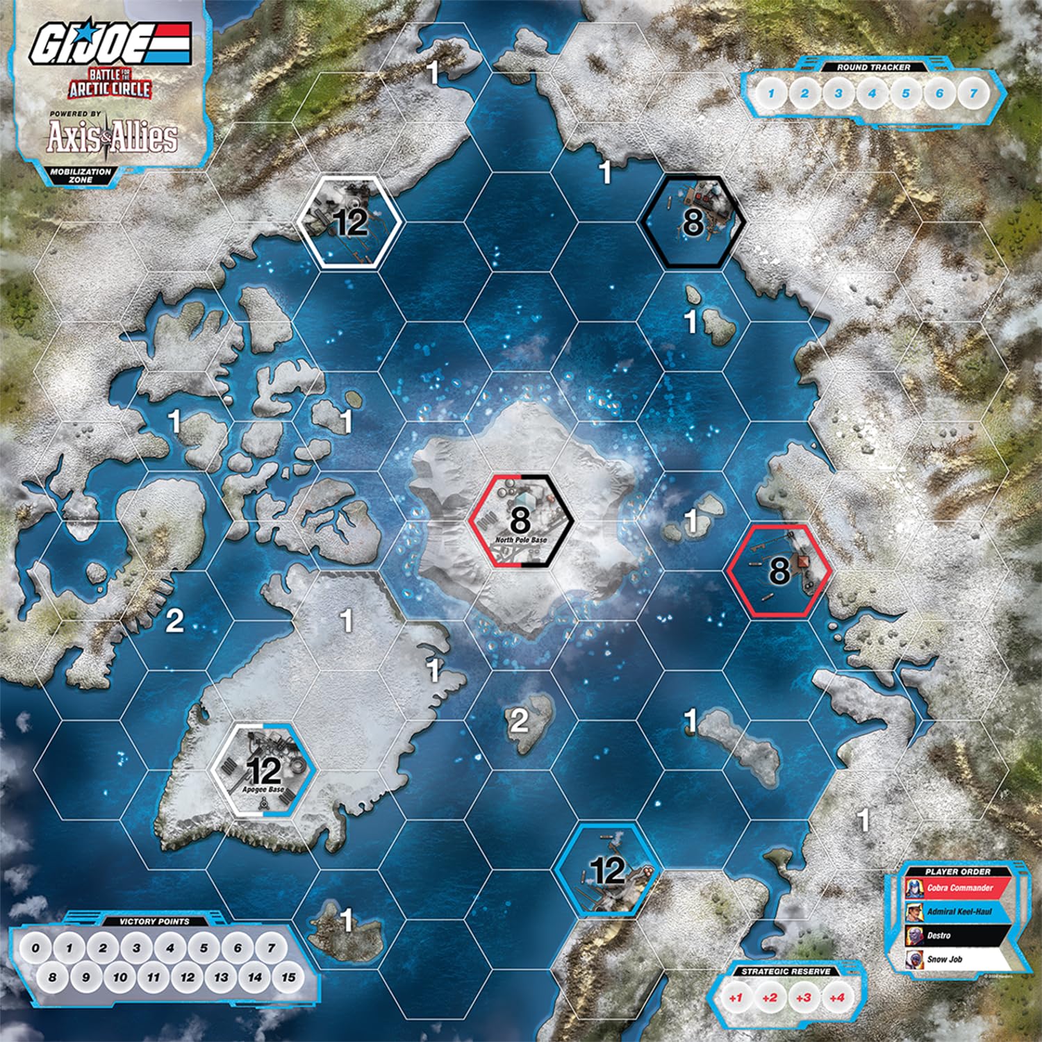 Foto 5 | Juego De Mesa Renegade Game Studios G.i. Joe: Battle For The Arctic Circle - Venta Internacional.