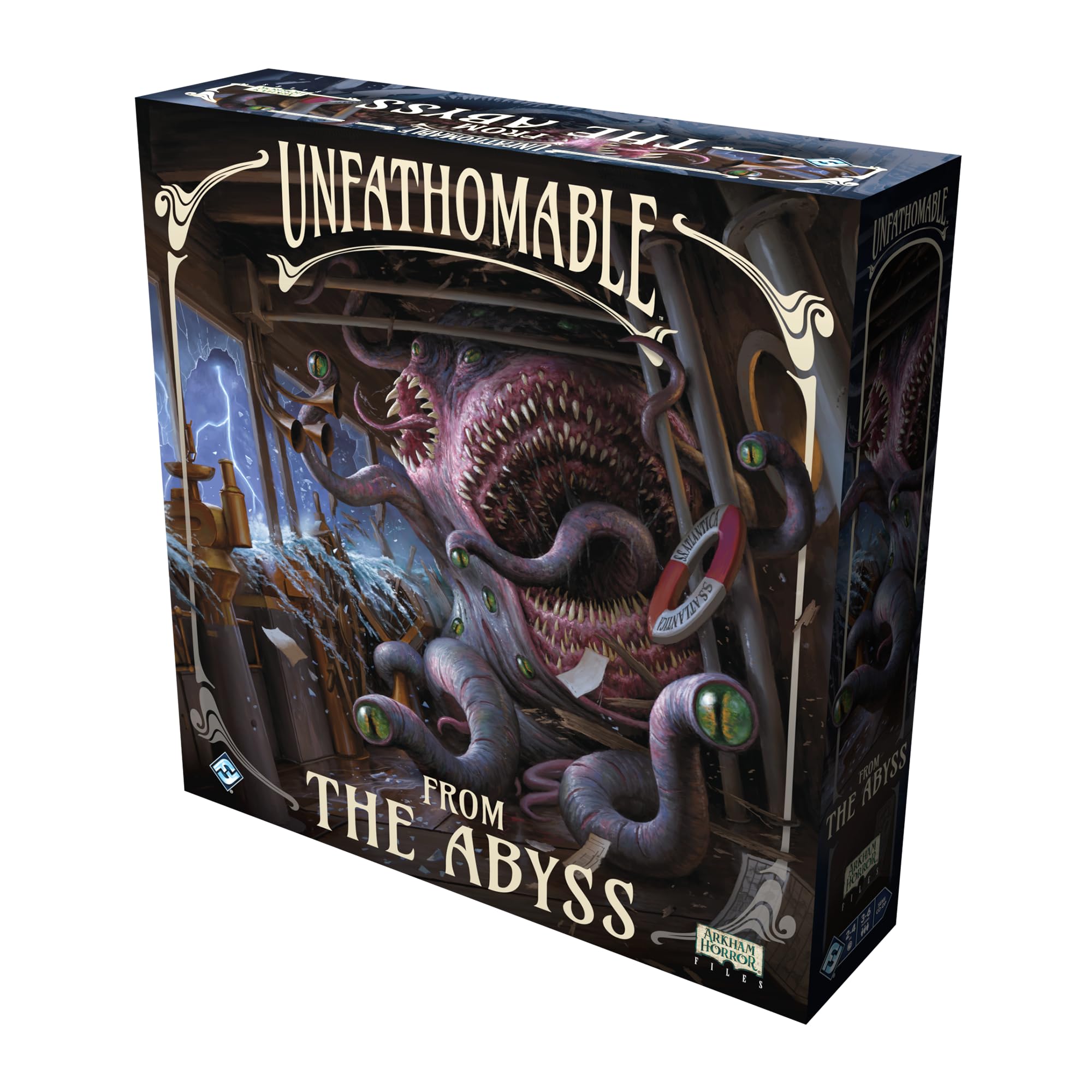 Expansión De Juegos De Mesa Fantasy Flight Unfathomable Deeper Peril - Venta Internacional.