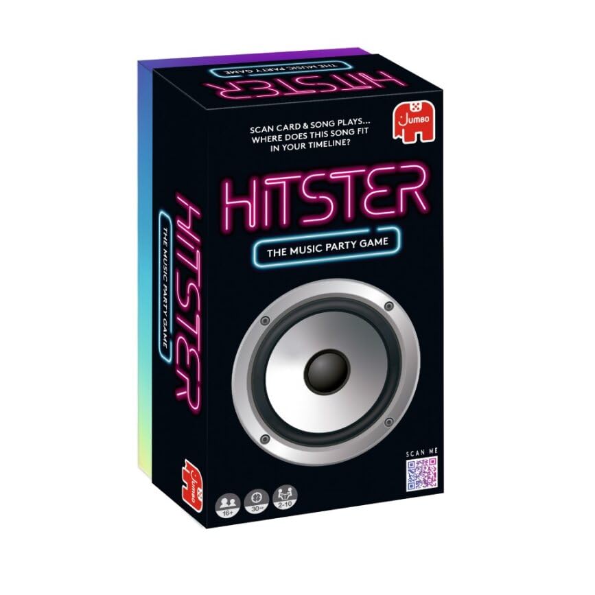 Juego De Mesa Jumbo Hitster Music Party Para 2 A 10 Jugadores, 300 Hits - Venta Internacional.