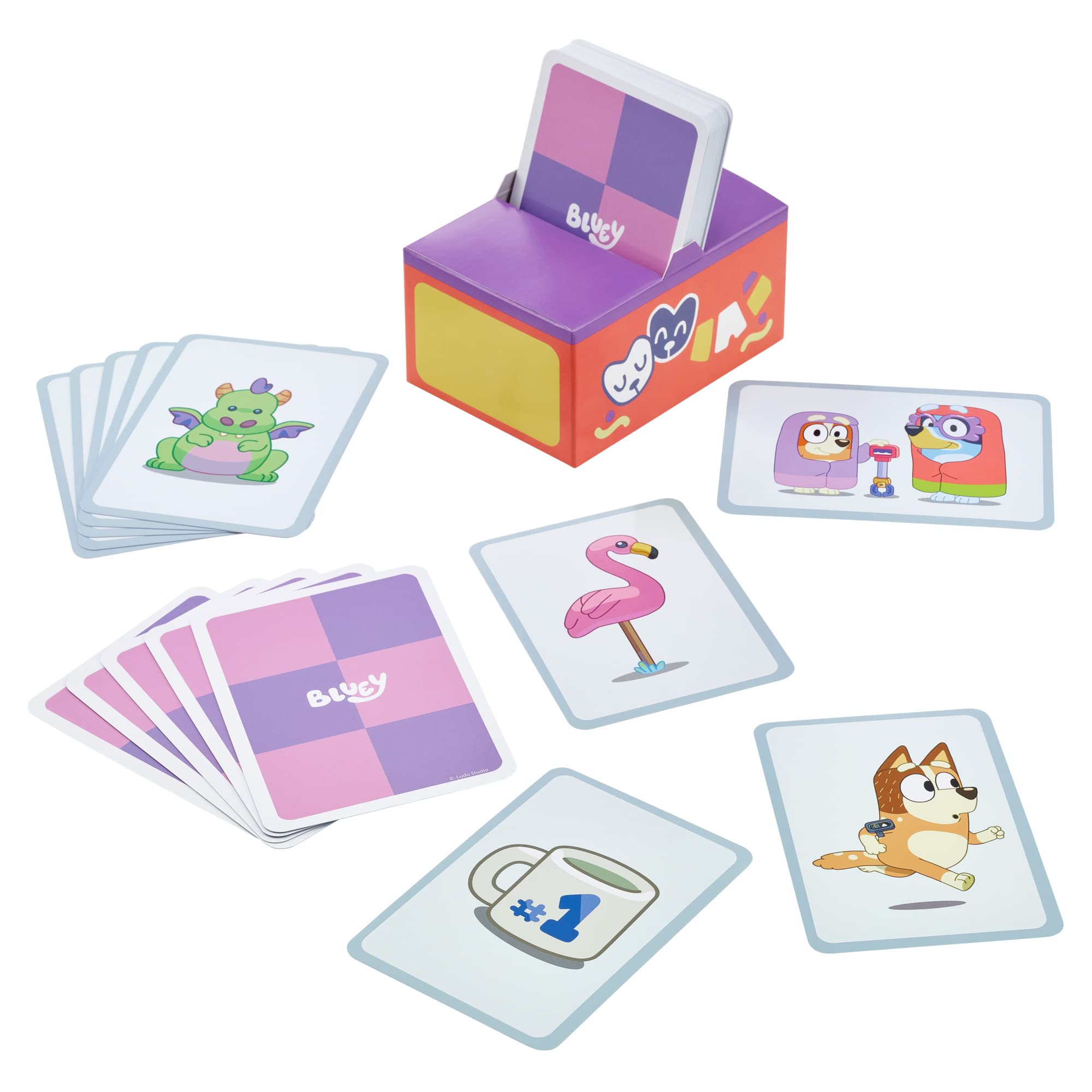 Foto 4 pulgar | Charades Game Bluey Con 60 Cartas De Gran Tamaño Para Más De 2 Jugadores - Venta Internacional.