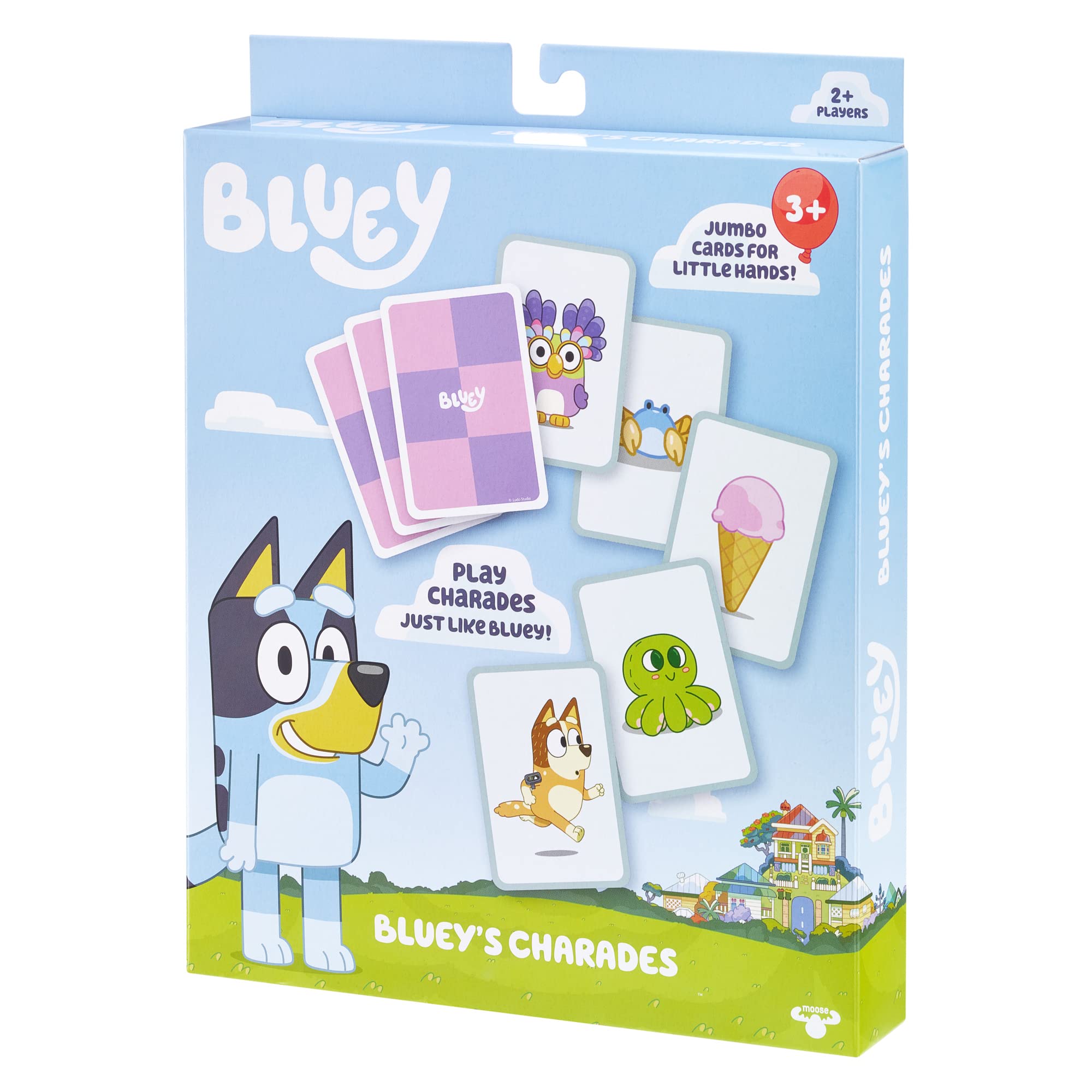 Foto 5 pulgar | Charades Game Bluey Con 60 Cartas De Gran Tamaño Para Más De 2 Jugadores - Venta Internacional.