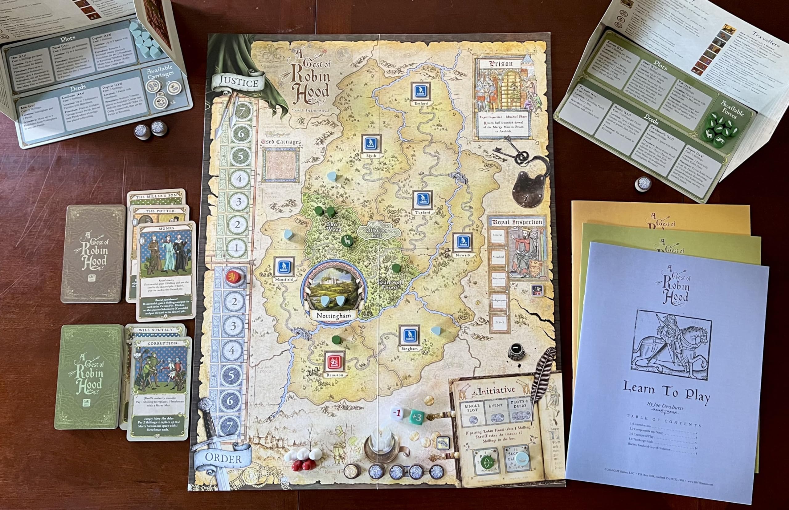 Foto 5 pulgar | Juego De Mesa Gmt Games A Gest Of Robin Hood English 1st Edition - Venta Internacional.